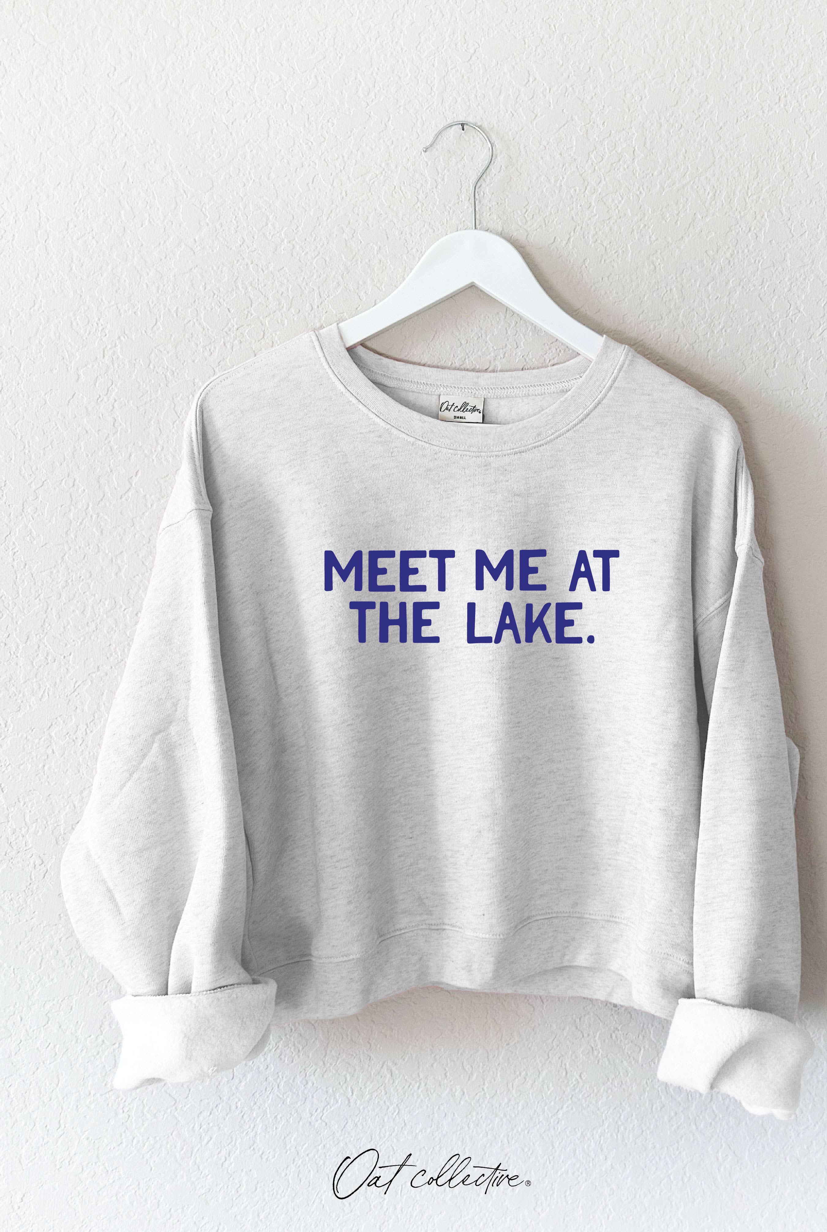 Meet Me At the Lake. Mid Graphic Sweatshirt T-Shirts, Hoodie | PodTeesHub.com