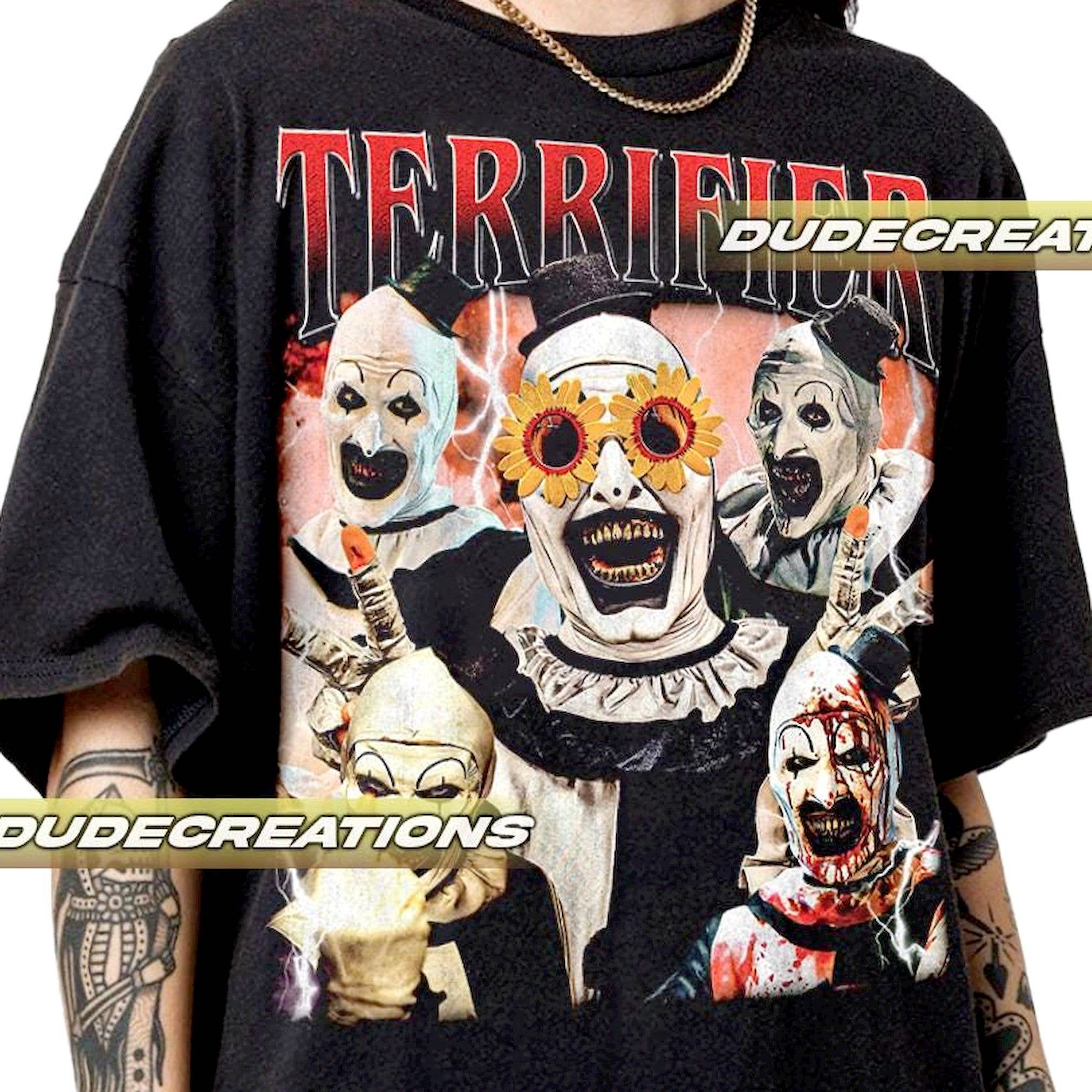 Terrifier Vintage Unisex T-Shirt Gift For Men and Women Hoodie, Sweatshirt | PodTeesHub.com