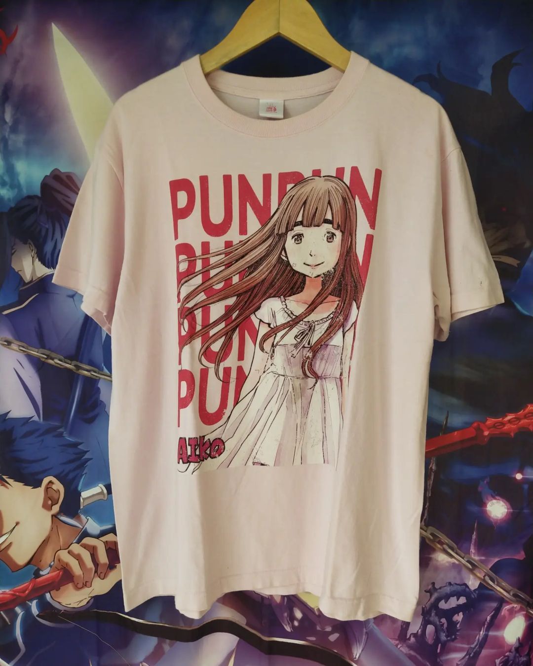 Japanese Brand Goodnight Punpun Aiko Big Print Anime Manga Tees Hoodie, Sweatshirt | PodTeesHub.com