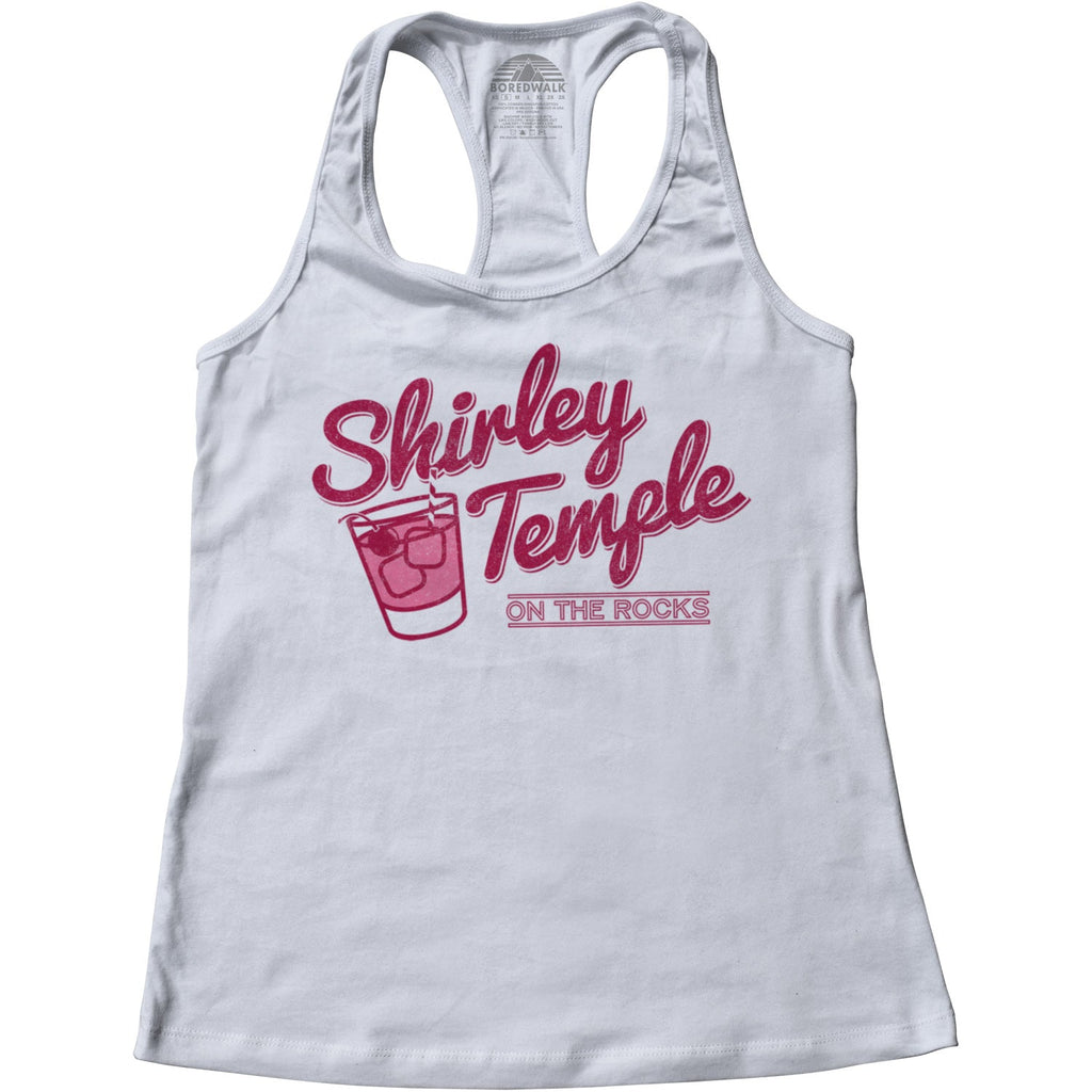 Women's Shirley Temple On The Rocks Racerback Tank Top