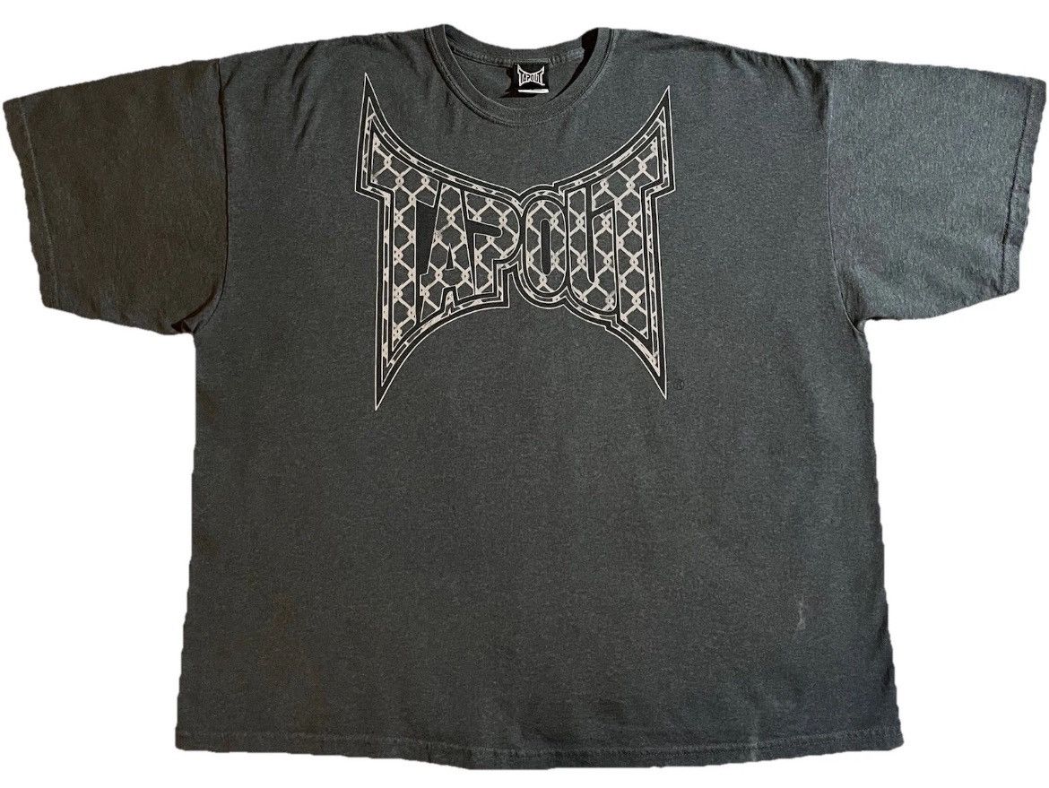 Vintage Y2k Tapout T Shirt Gray Size 3xl Oversized Hoodie, Sweatshirt | PodTeesHub.com