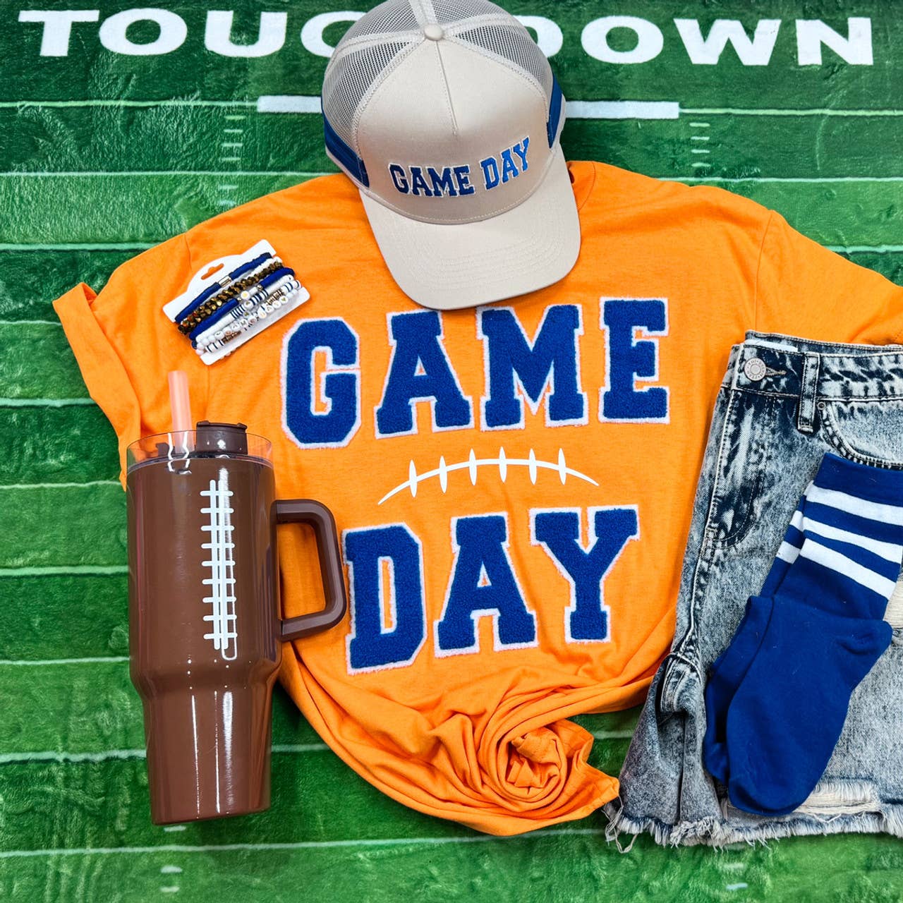 Royal Game Day with Silicon Laces Tee Hoodie, Sweatshirt | PodTeesHub.com