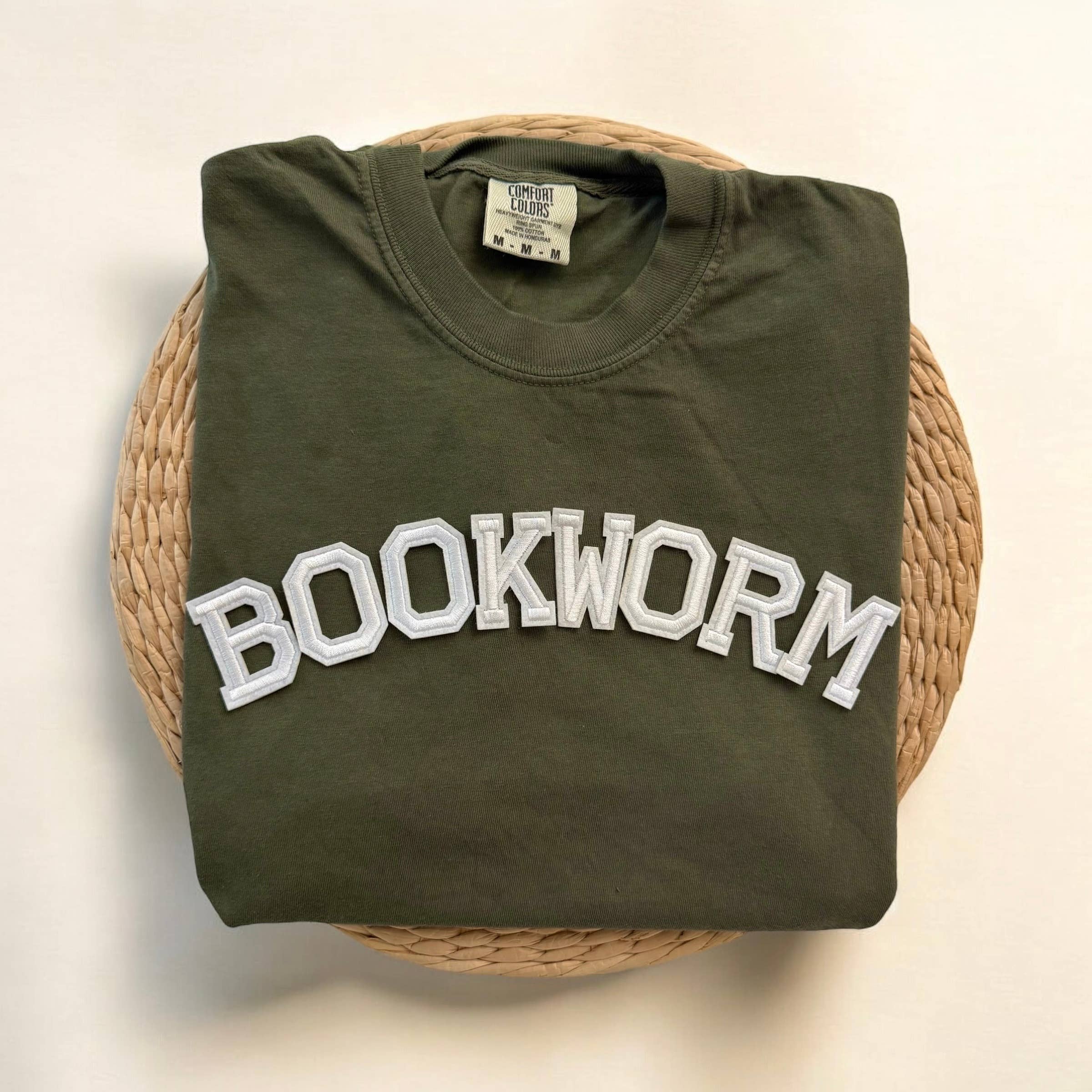 Bookworm Comfort Colors Short Sleeve Shirt, Bookstore Merch Hoodie, Sweatshirt | PodTeesHub.com
