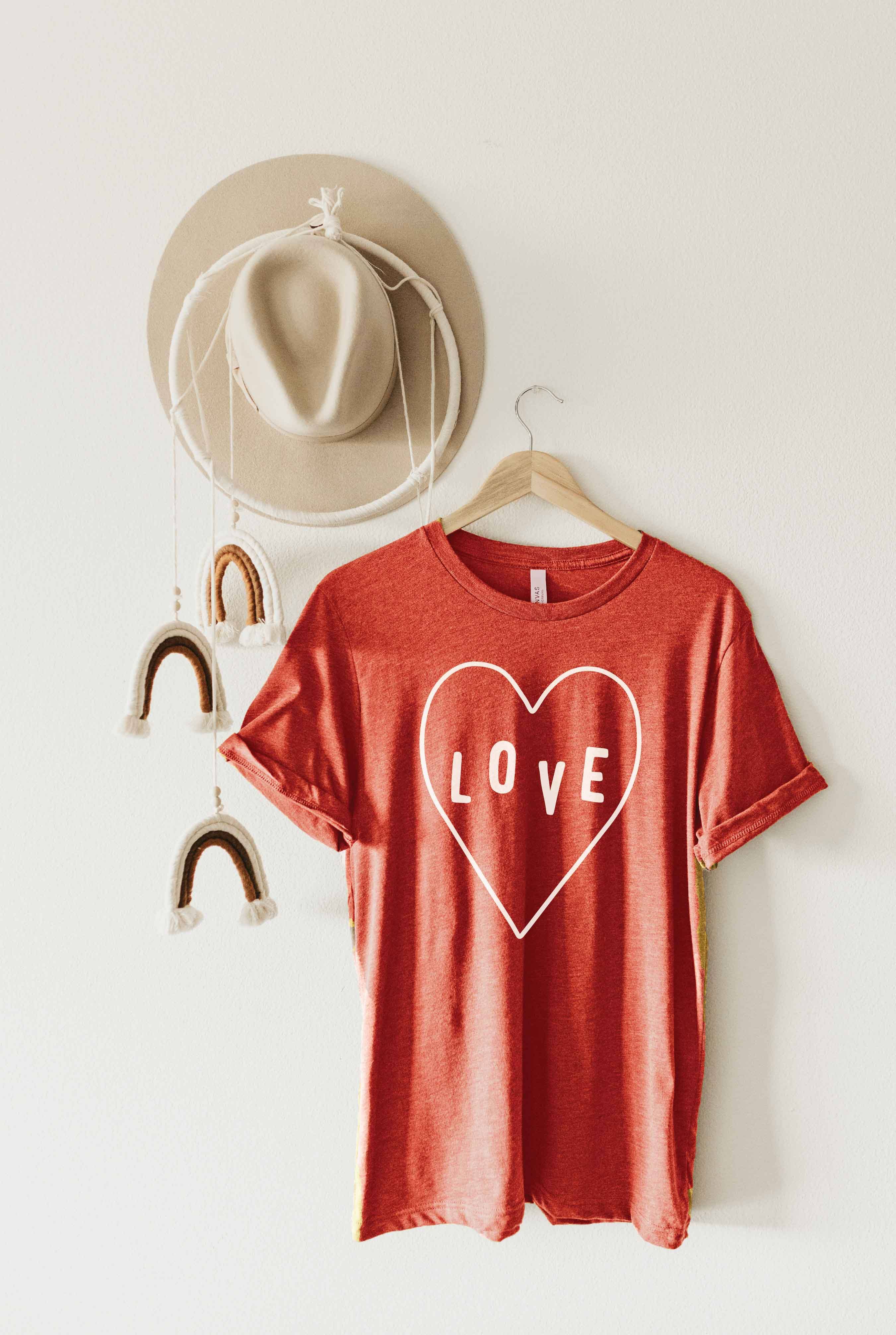 Love Graphic T-Shirt - Bohemian Style Hoodie, Sweatshirt | PodTeesHub.com