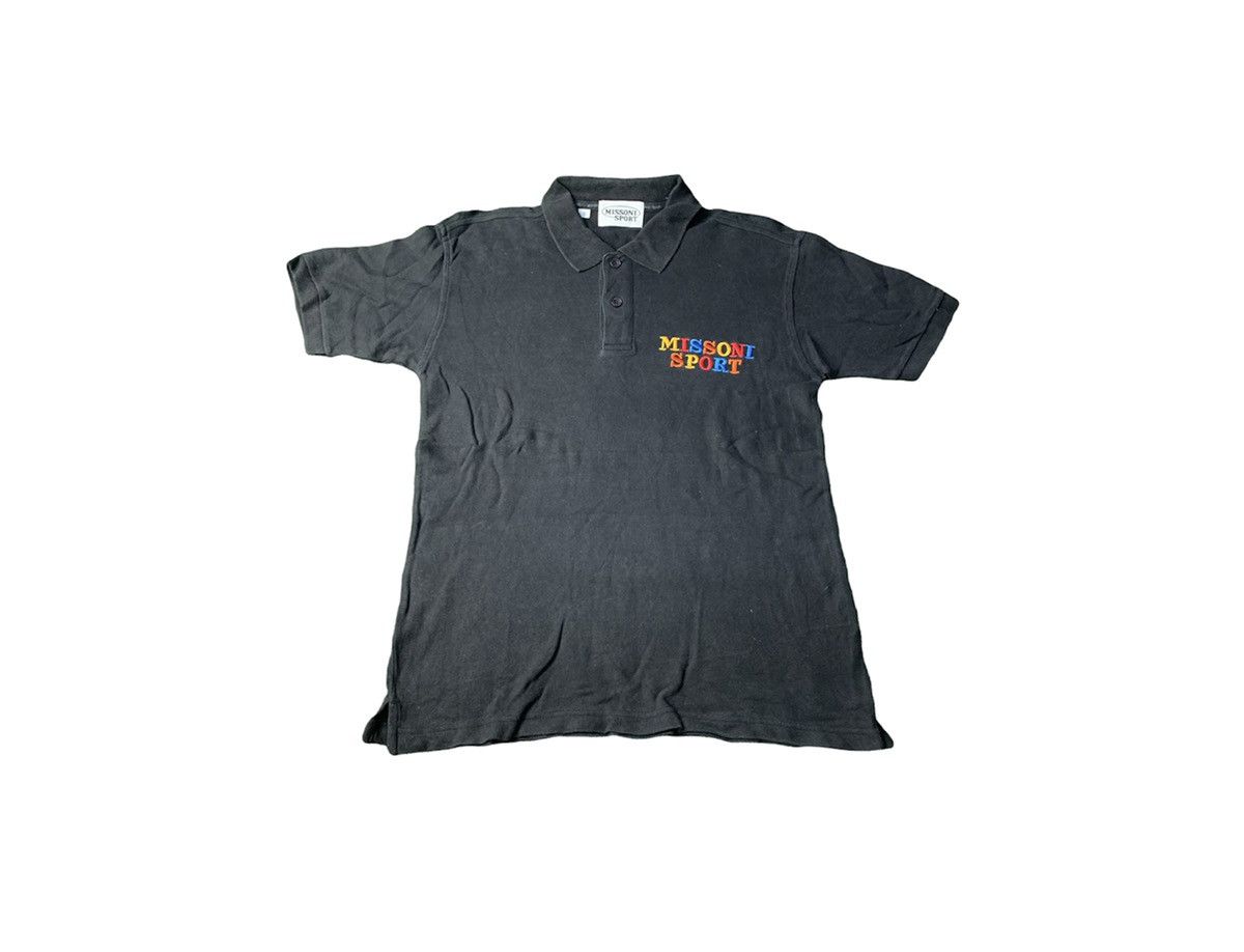 Other Missoni Sport Polo Tee Spell Out Embroidery Hoodie, Sweatshirt | PodTeesHub.com