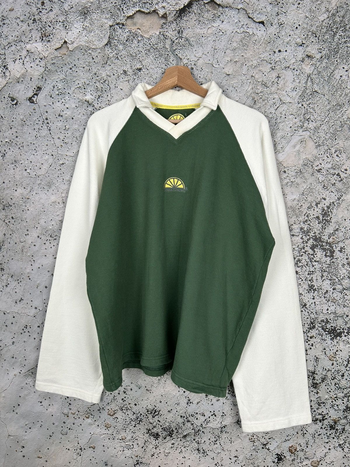 Vintage Acqua Limone Rugby Sweatshirt Streetwear Baggy Rap Boxy T-Shirts, Hoodie | PodTeesHub.com