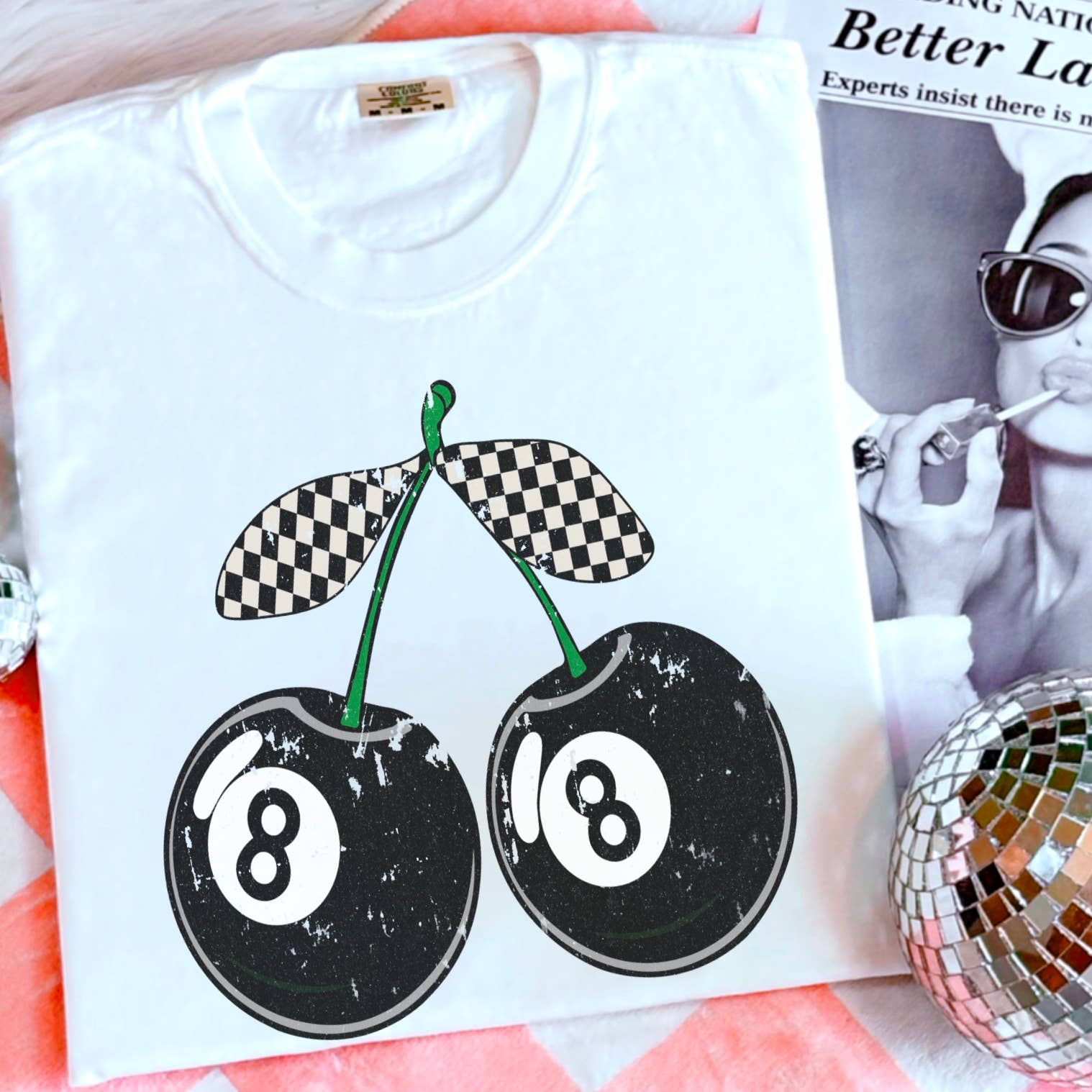 8 Ball Graphic Shirt | Retro Graphic Tee | Comfort Color Hoodie, Sweatshirt | PodTeesHub.com