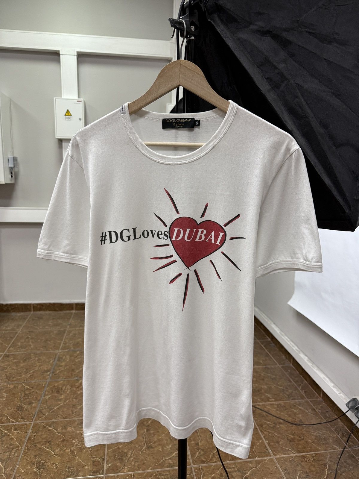 Gabbana Y2k Dolce Gabbana Loves Dubai Exclusive T Shirt Rare Retro Hoodie, Sweatshirt | PodTeesHub.com