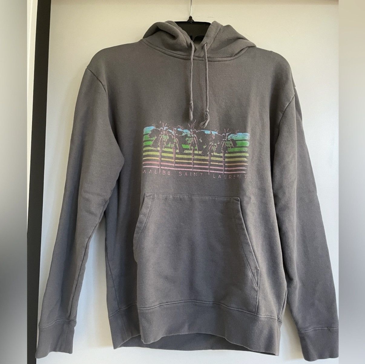 Saint Laurent Paris Authentic Saint Laurent Malibu Hoodie Xs T-Shirts, Sweatshirt | PodTeesHub.com