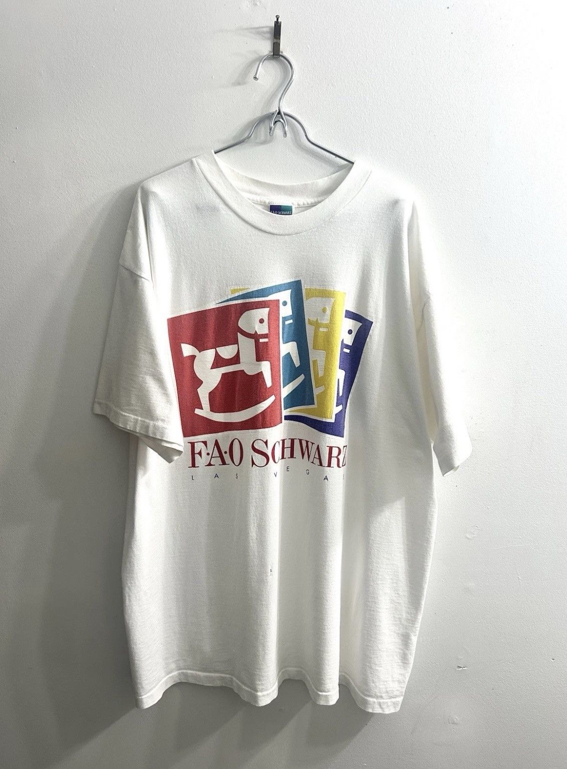 Vintage Vtg 90s Fao Schwartz Art Xxl T-Shirts, Hoodie, Sweatshirt
