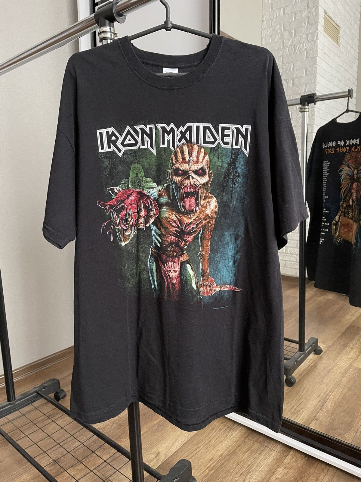 Maiden Iron Maiden The Book Of Souls Band Tour T Shirt Tee Vintage Hoodie, Sweatshirt | PodTeesHub.com