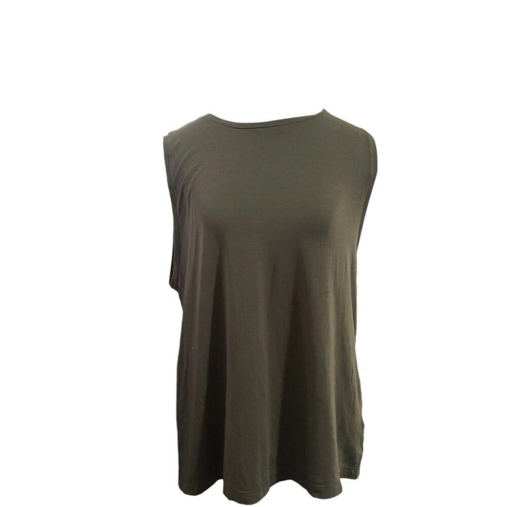 Canterbury Of New Zealand Ct1803 Zella Sleeveless Crew Neck Olive T Shirt S Hoodie, Sweatshirt | PodTeesHub.com