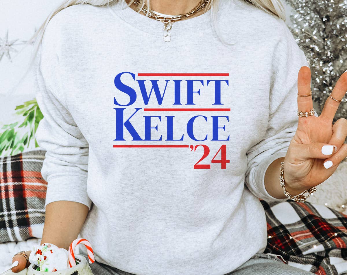 Swift Kelce 2024 - Funny Political Inspired Sweatshirt T-Shirts, Hoodie | PodTeesHub.com
