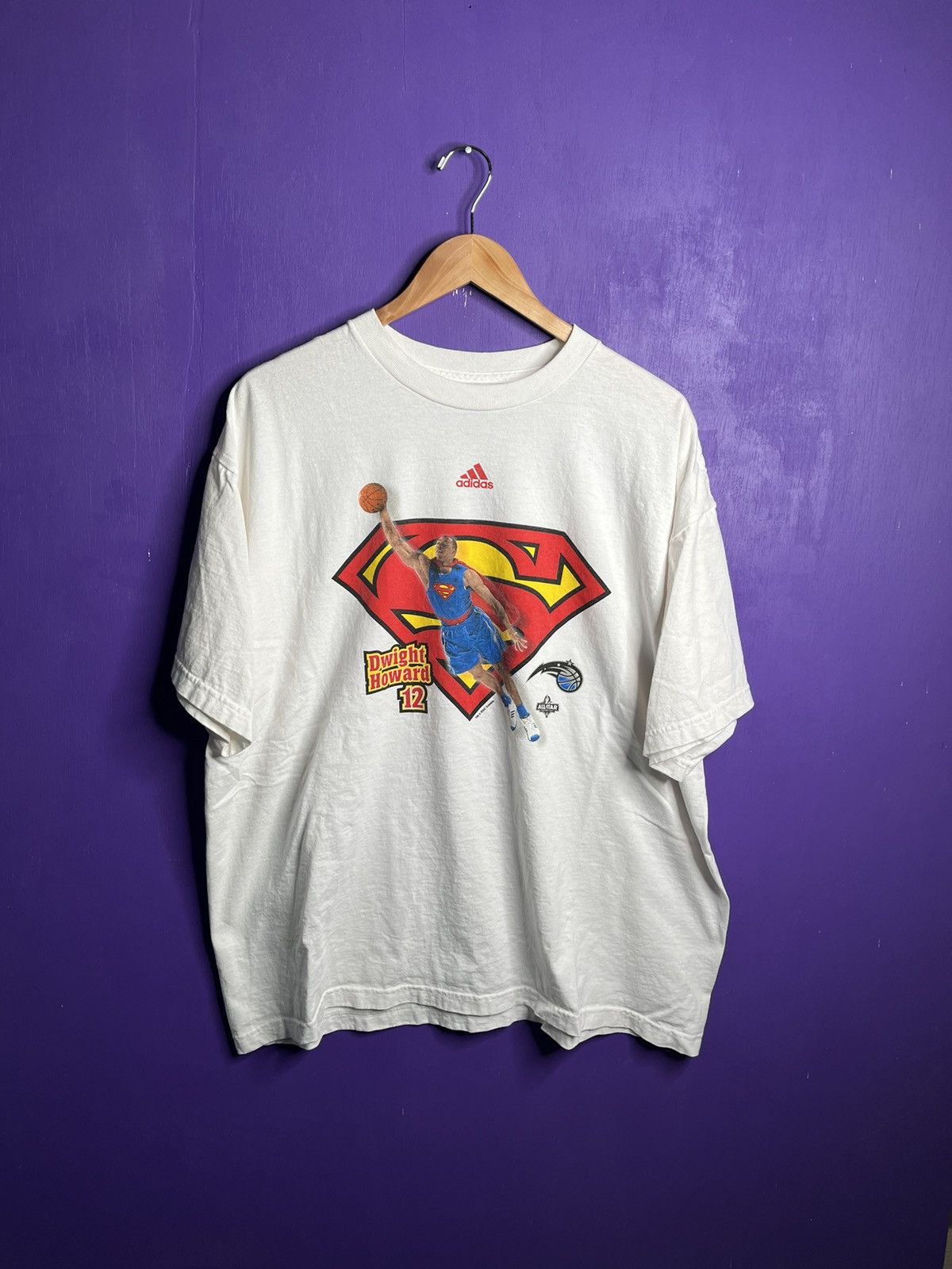 Nba X Vintage Vintage Dc Superman Dwight Howard T Shirt Hoodie, Sweatshirt | PodTeesHub.com