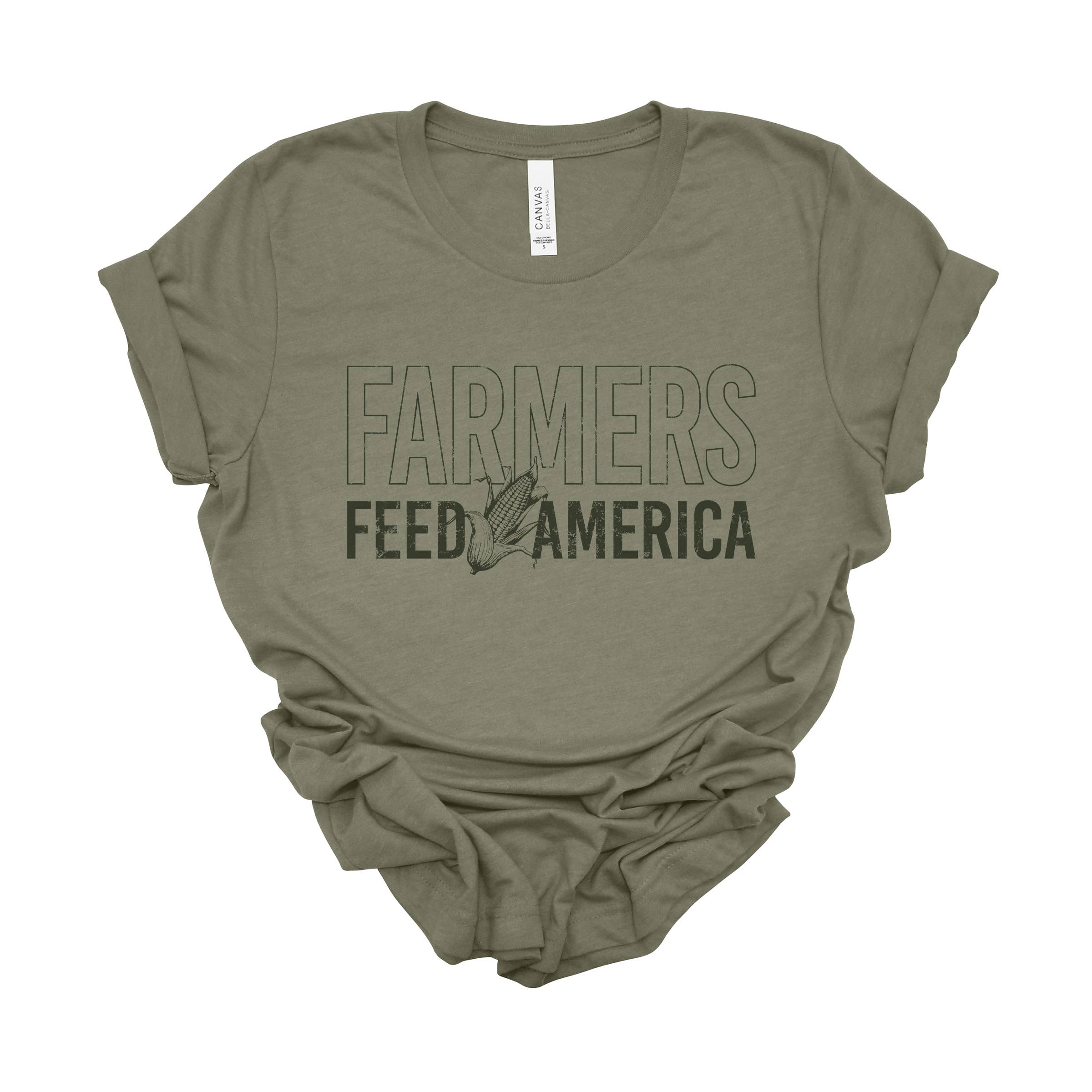 Farmers Feed America Tee Hoodie, Sweatshirt | PodTeesHub.com