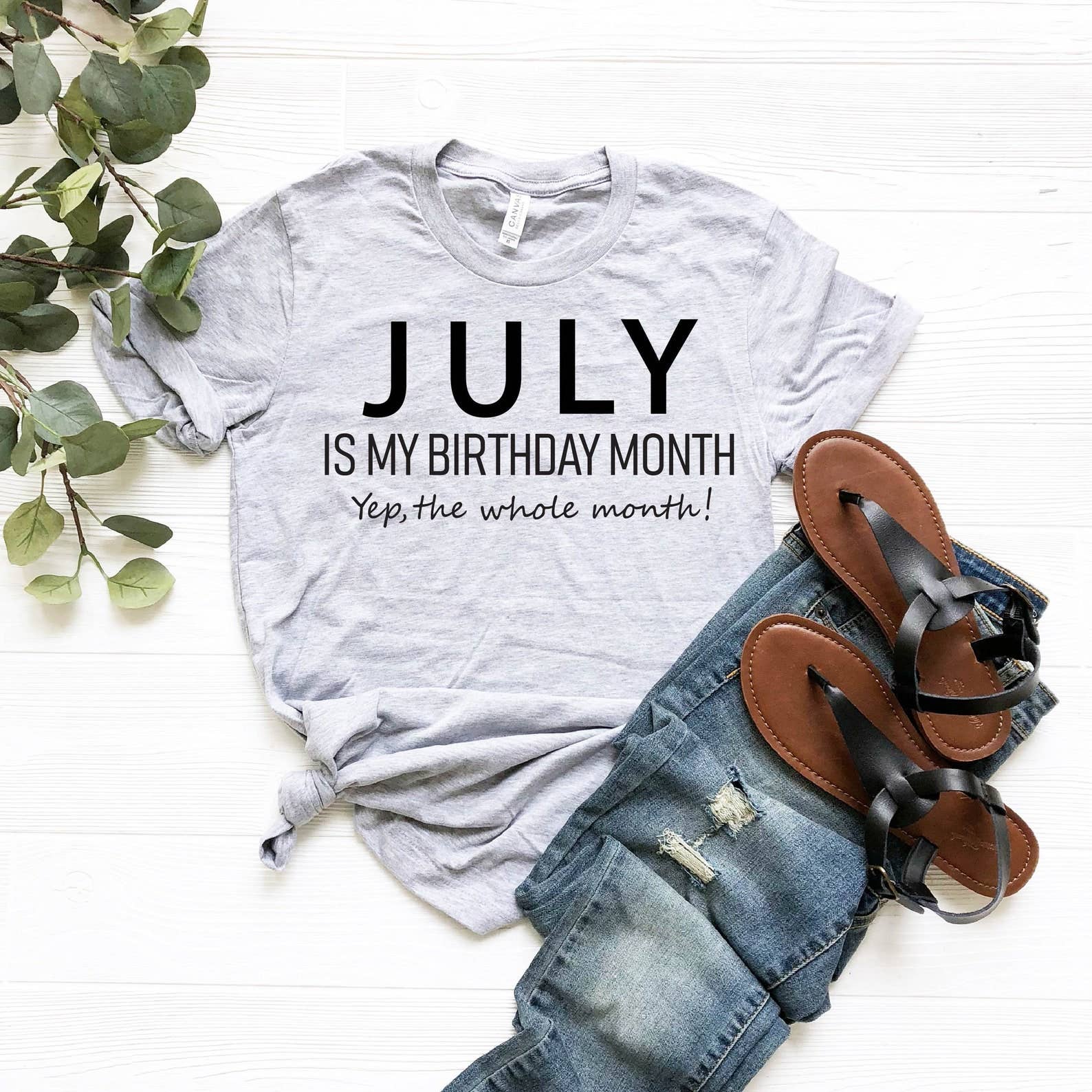 July Is My Birthday Month Yep the Whole Month T-Shirt Hoodie, Sweatshirt | PodTeesHub.com
