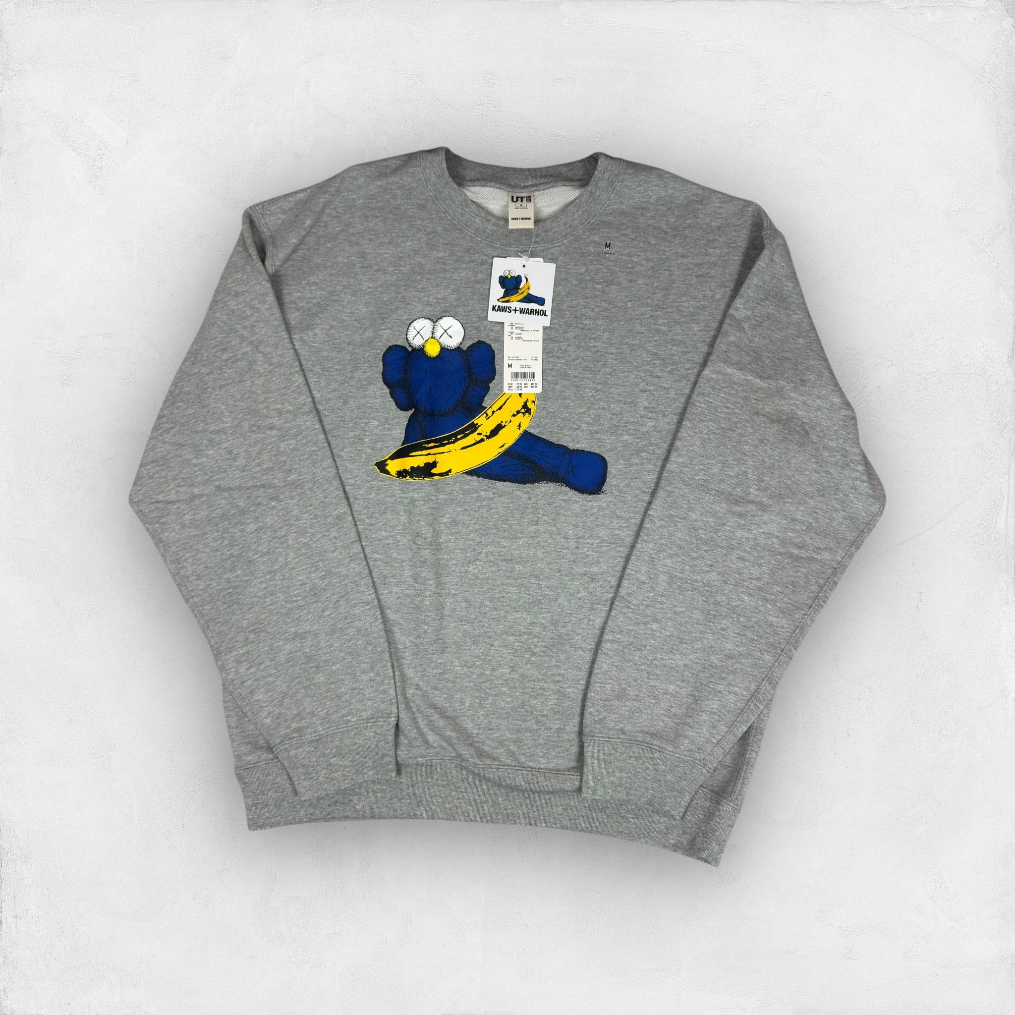 Uniqlo Kaws Warhol Ut Gray Cotton M T-Shirts, Hoodie, Sweatshirt