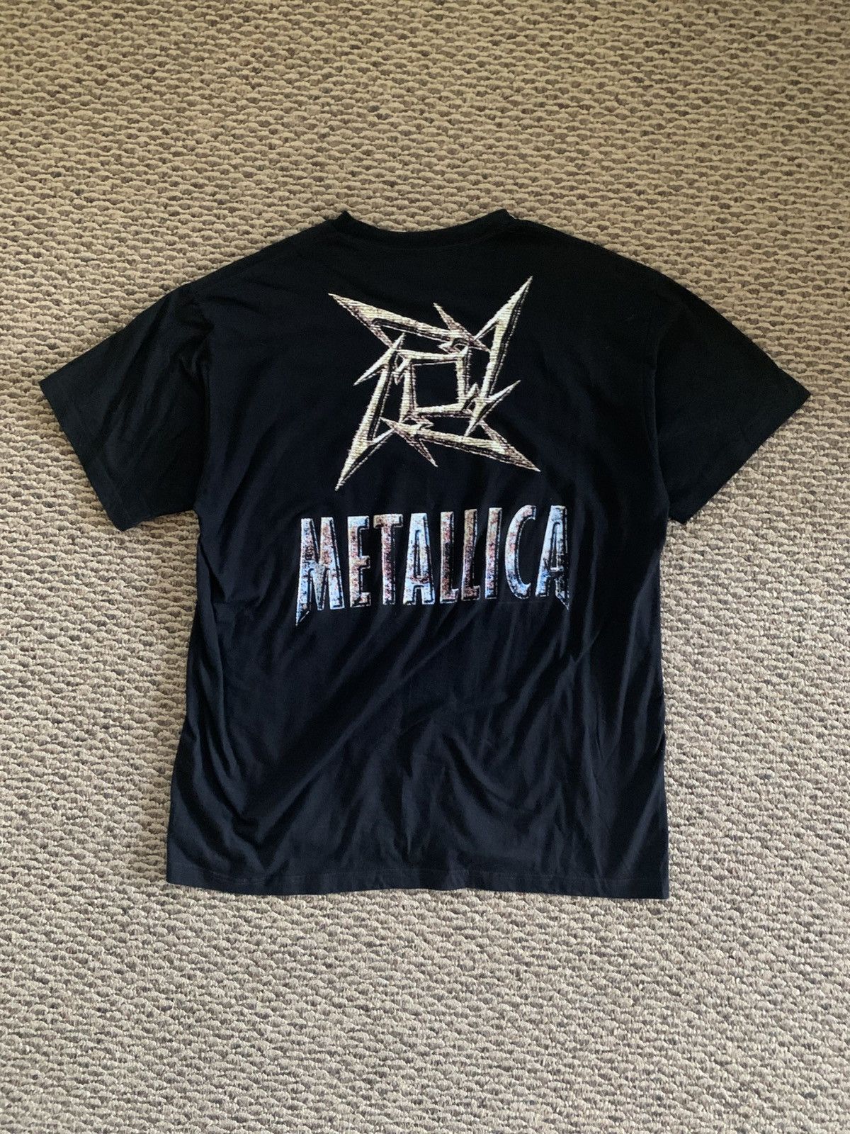Band Tees Vintage Metallica 1996 Load Ninja Star Logo Tour Tee Size Xl Hoodie, Sweatshirt | PodTeesHub.com