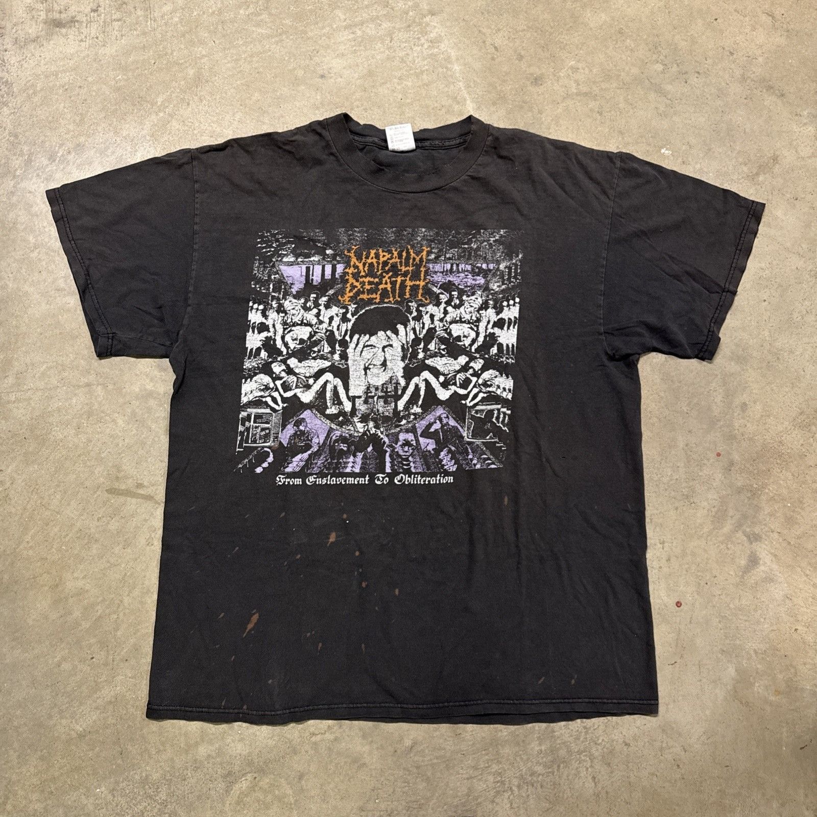 Band Vintage Napalm Death Shirt Xl 90s Band Metal T-Shirts, Hoodie, Sweatshirt