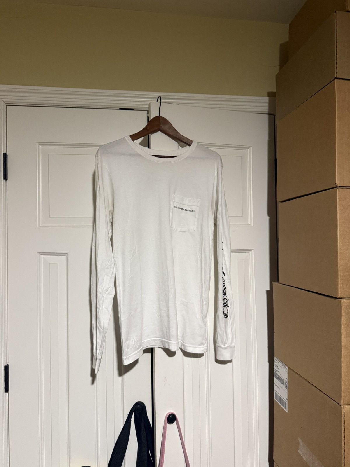 Hearts Chrome Hearts White Fuck You Longsleeve Shirt Hoodie, Sweatshirt | PodTeesHub.com