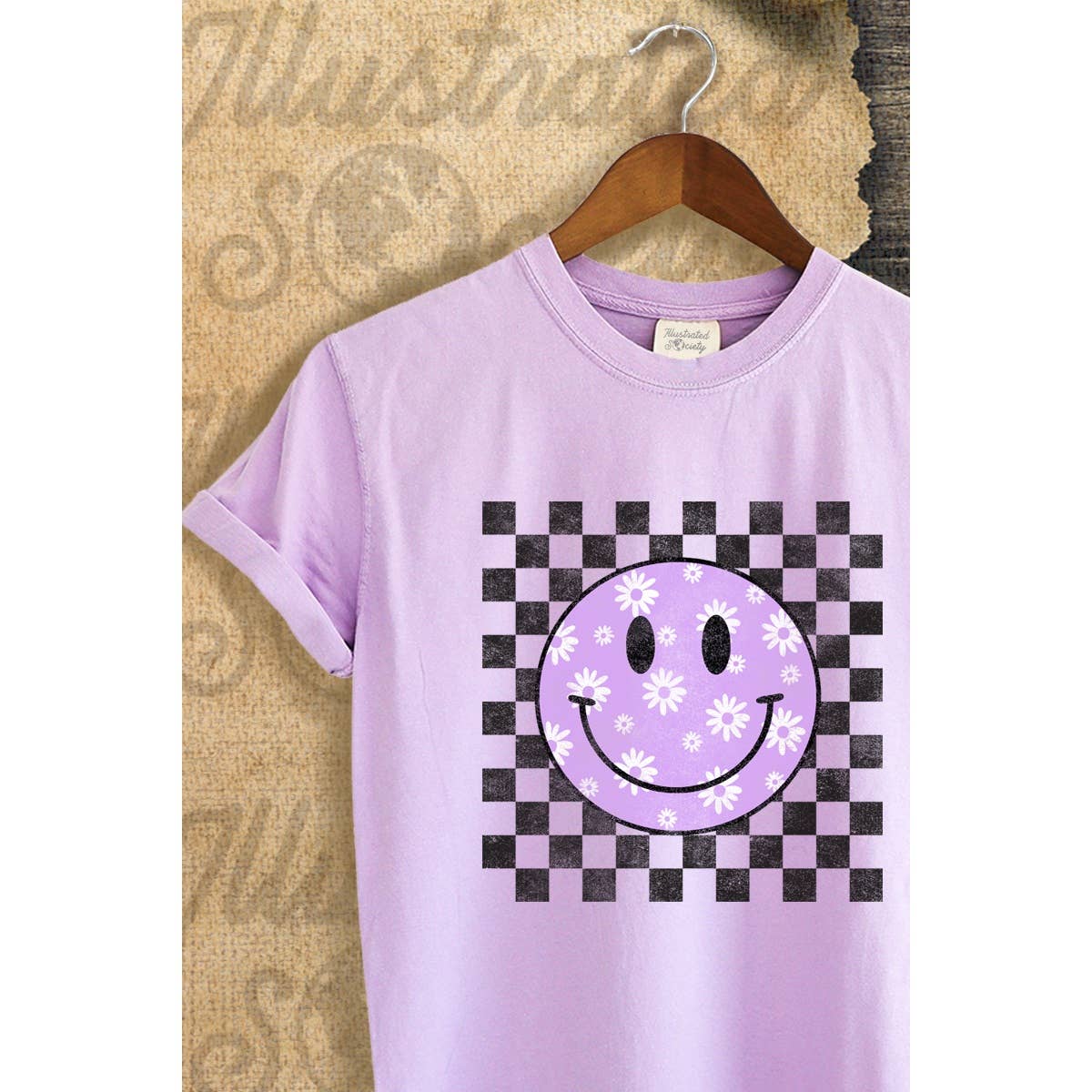 Happy Face  Vintage Graphic  Tee Hoodie, Sweatshirt | PodTeesHub.com