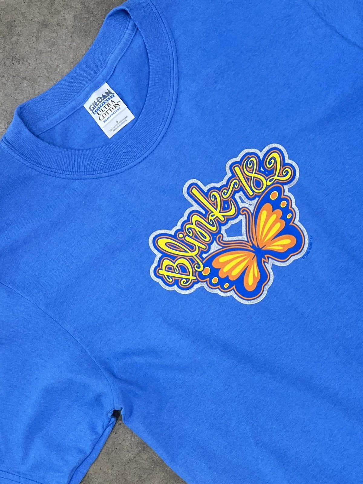Band Tees Vintage 1999 Blink 182 Butterfly Band Tee Small Hoodie, Sweatshirt | PodTeesHub.com