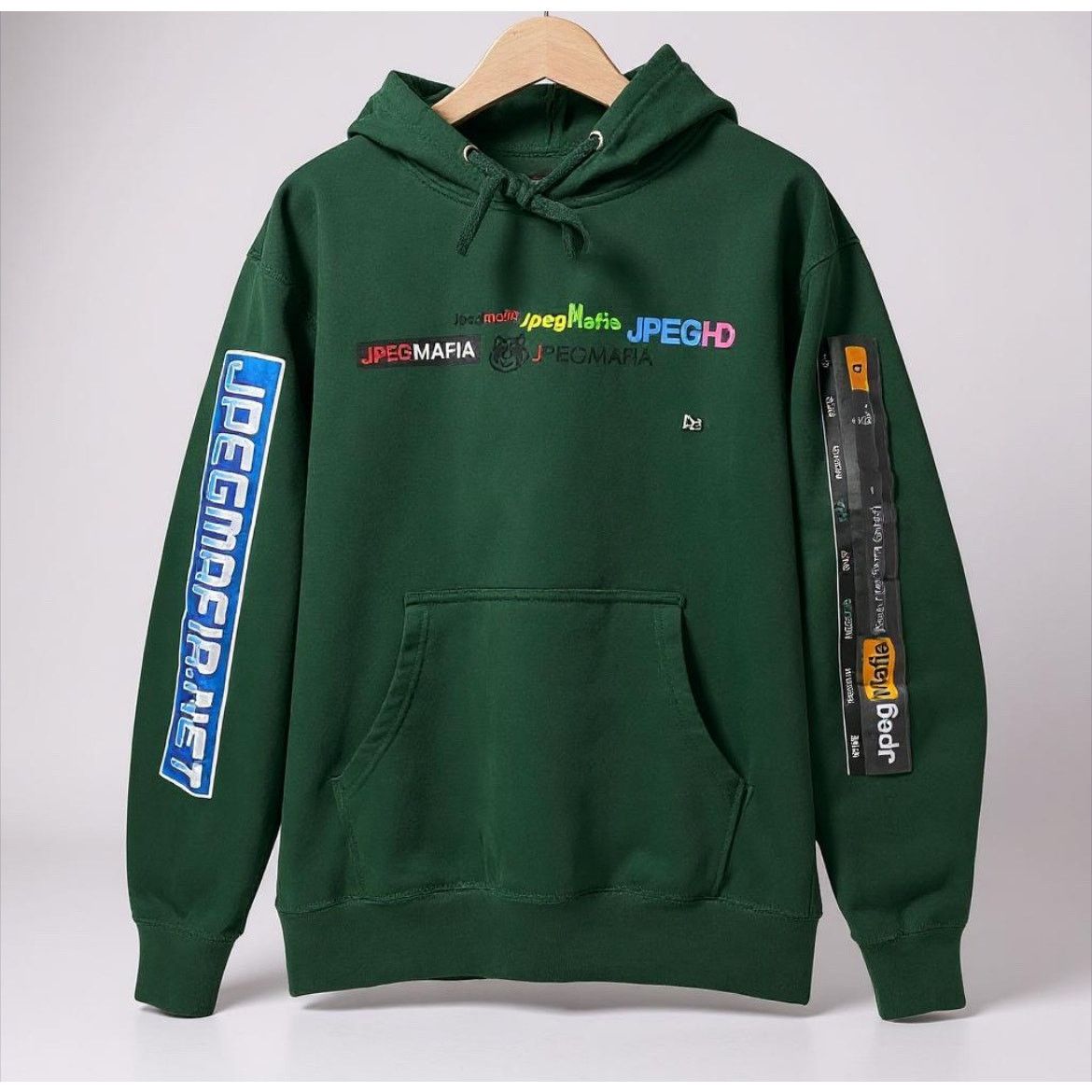 Other Jpegmafia Green Graphic Hoodie Sweatshirt Large T-Shirts | PodTeesHub.com