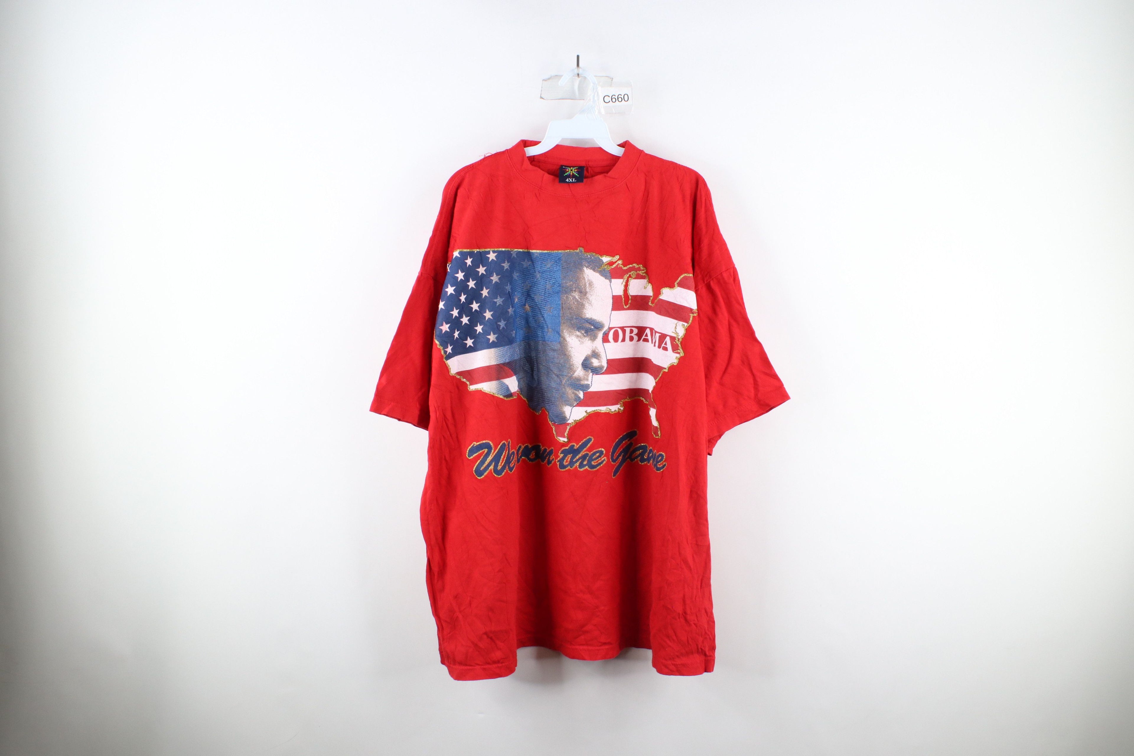 Vintage Y2k Obama Us President We Won The Game Hip Hop T Shirt Red Hoodie, Sweatshirt | PodTeesHub.com