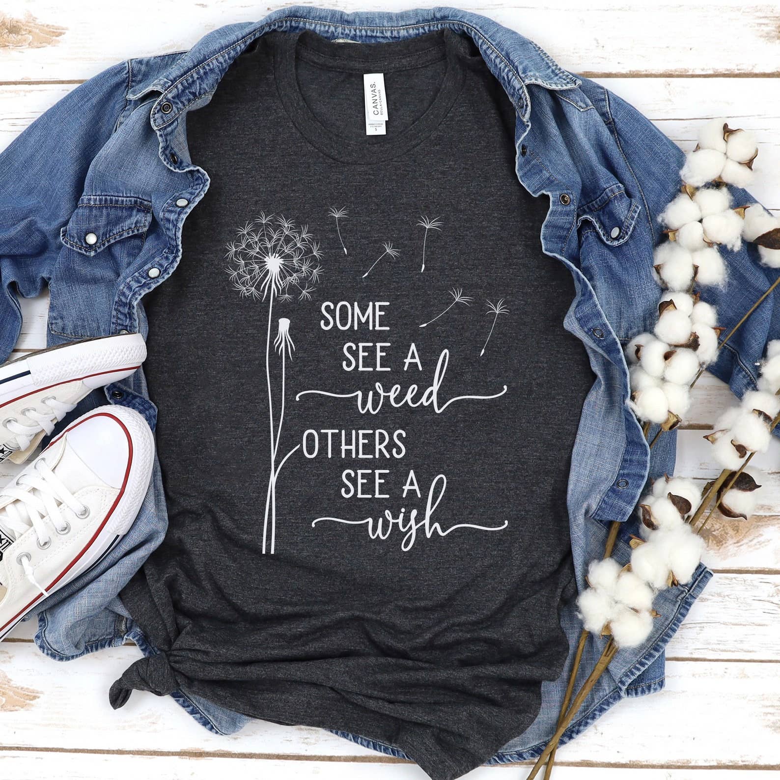 Some See A Weed Others See A Wish T-Shirt Hoodie, Sweatshirt | PodTeesHub.com