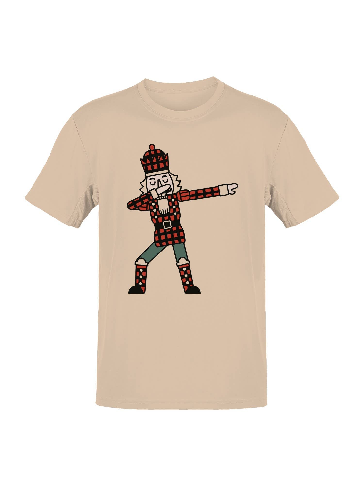Dabbing Tartan King Illustration Men's T-Shirt Hoodie, Sweatshirt | PodTeesHub.com