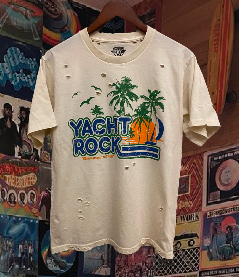 Yacht Rock Summer of 89 Distressed Vintage T Shirt Hoodie, Sweatshirt | PodTeesHub.com