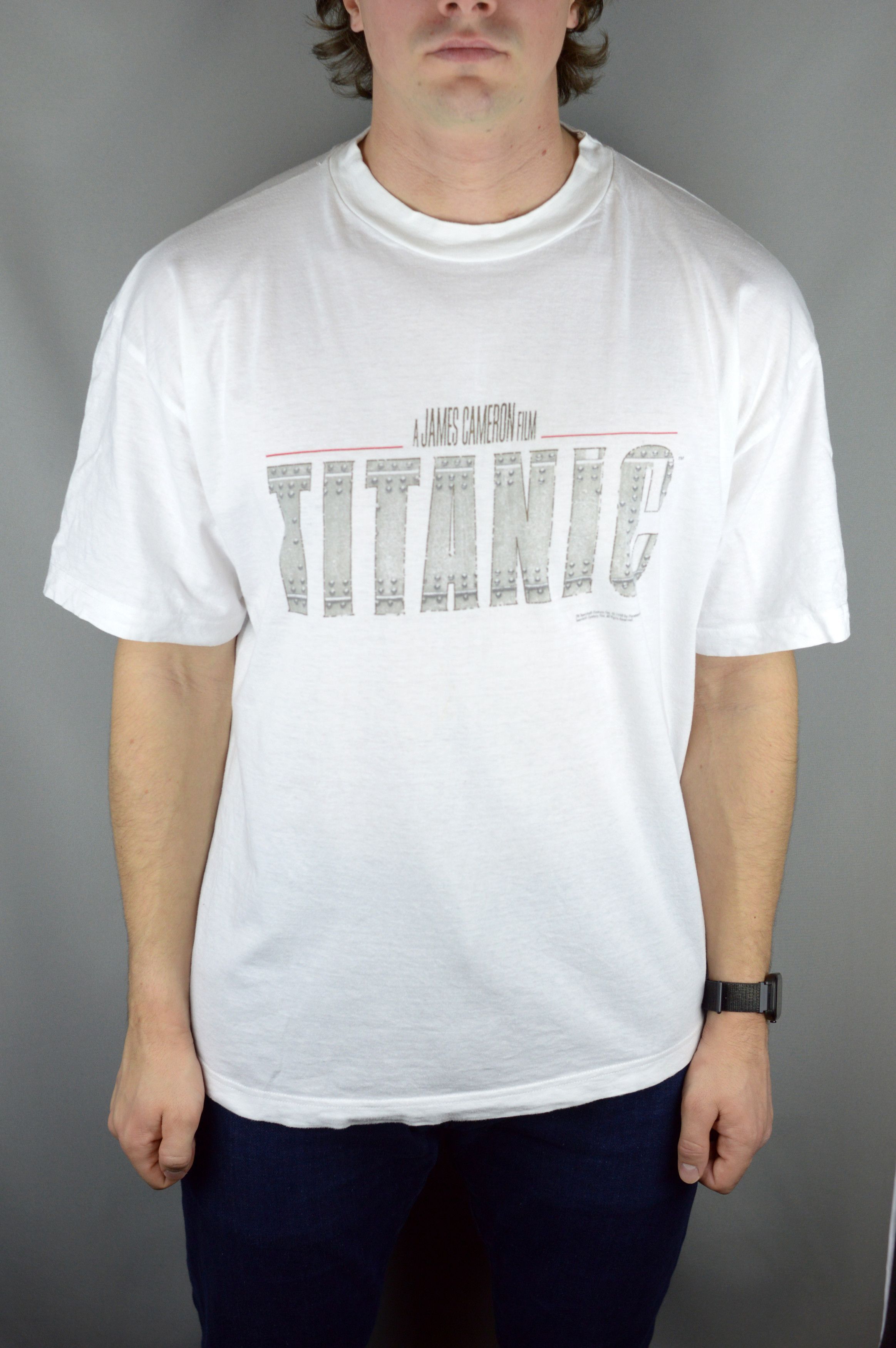 Vintage Titanic A James Cameron Film 1997 T Shirt Hoodie, Sweatshirt | PodTeesHub.com