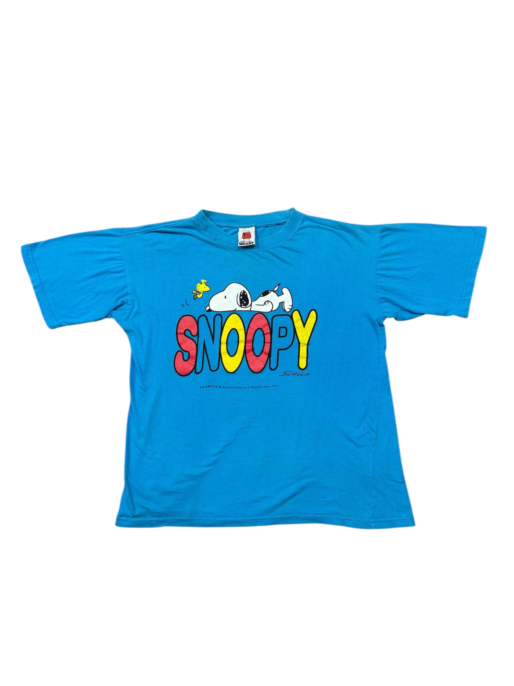 Peanuts X Vintage Vintage 90s Peanuts United Feature Syndicate Croped Tshirt Hoodie, Sweatshirt | PodTeesHub.com