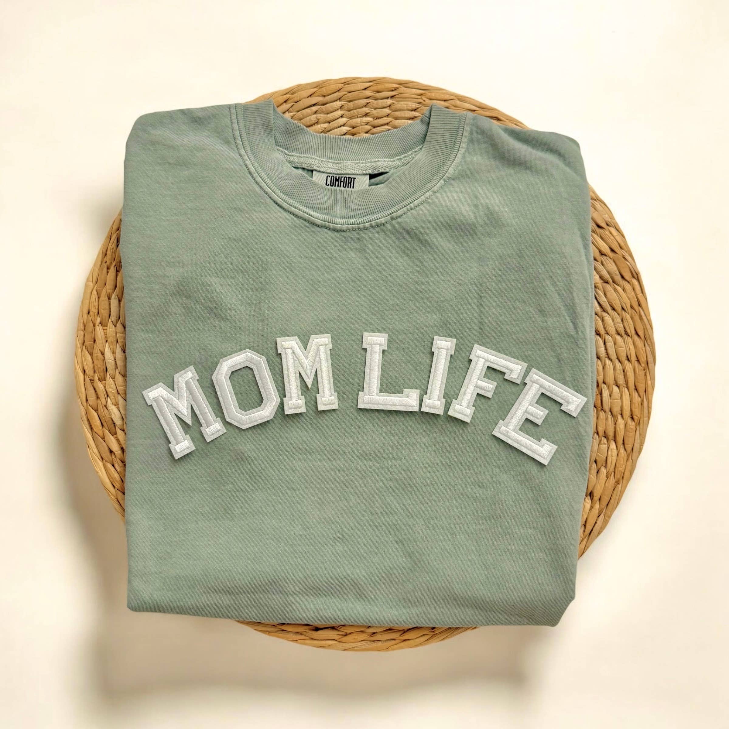 Comfort Colors Mom Life T-Shirt, Mom Gifts Hoodie, Sweatshirt | PodTeesHub.com