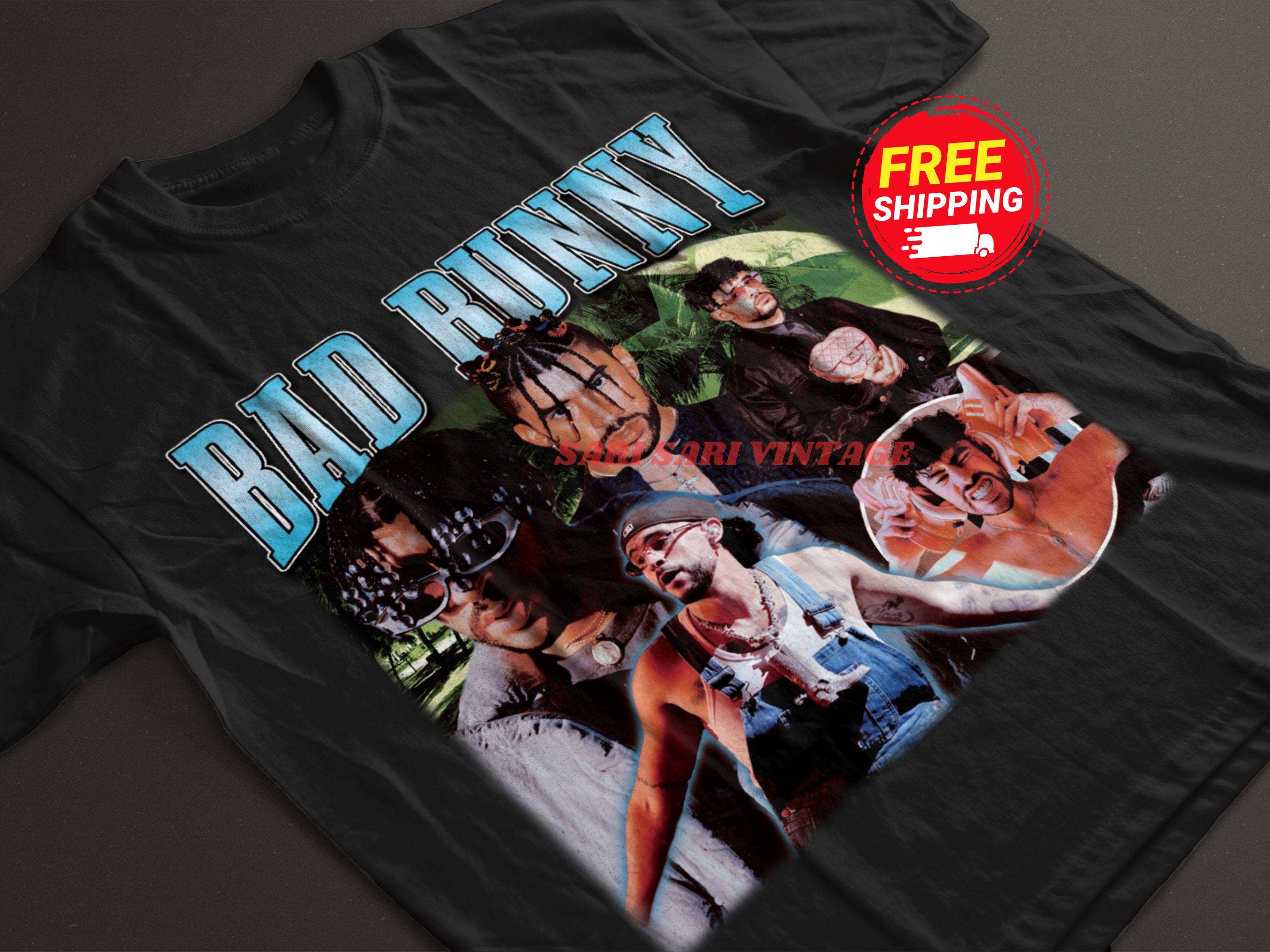 Vintage Bad Bunny Graphic Tee Unisex Gifts Hoodie, Sweatshirt | PodTeesHub.com