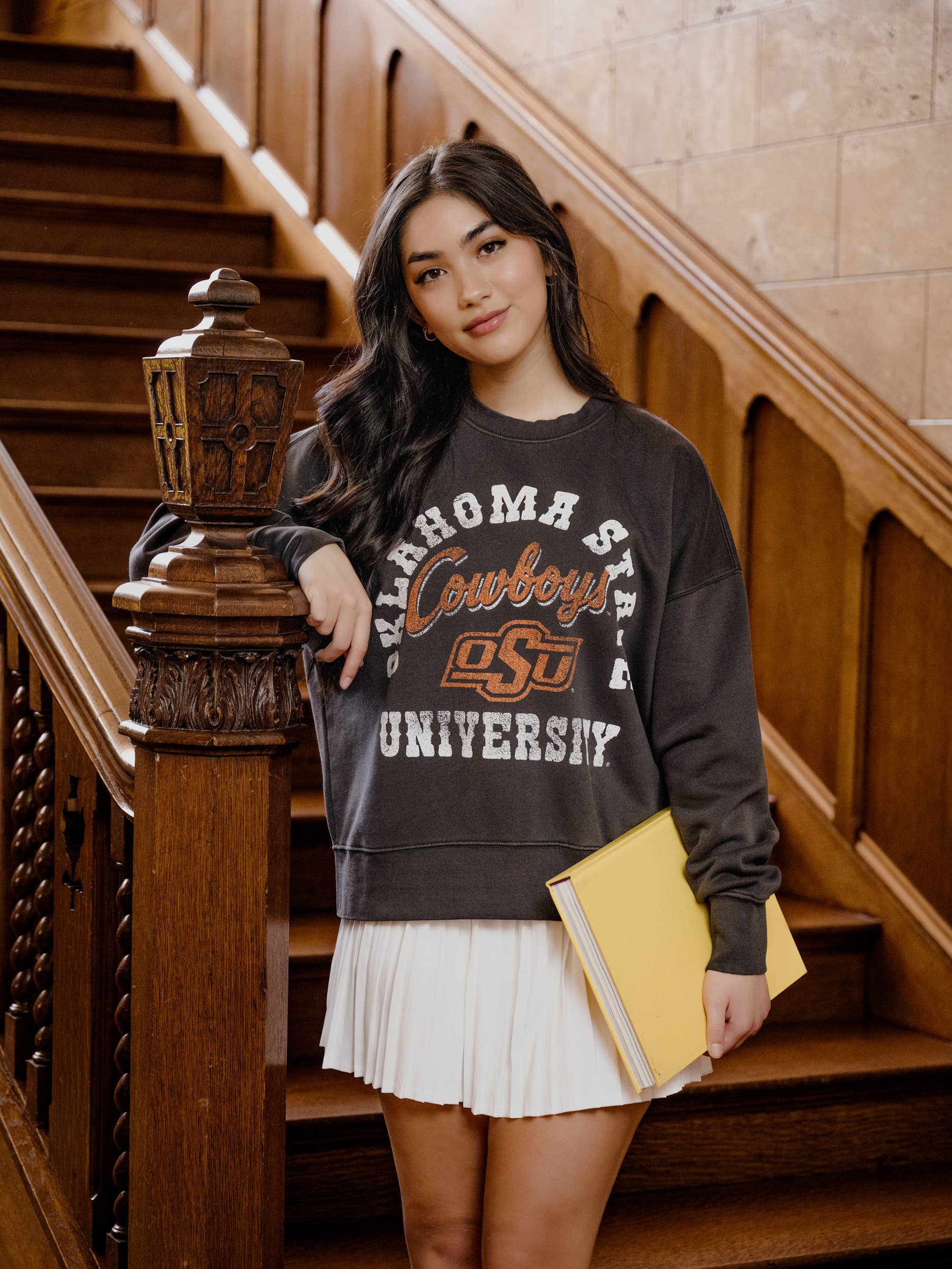 Osu Cowboys Draft Charcoal Hi-Dive Sweatshirt T-Shirts, Hoodie | PodTeesHub.com