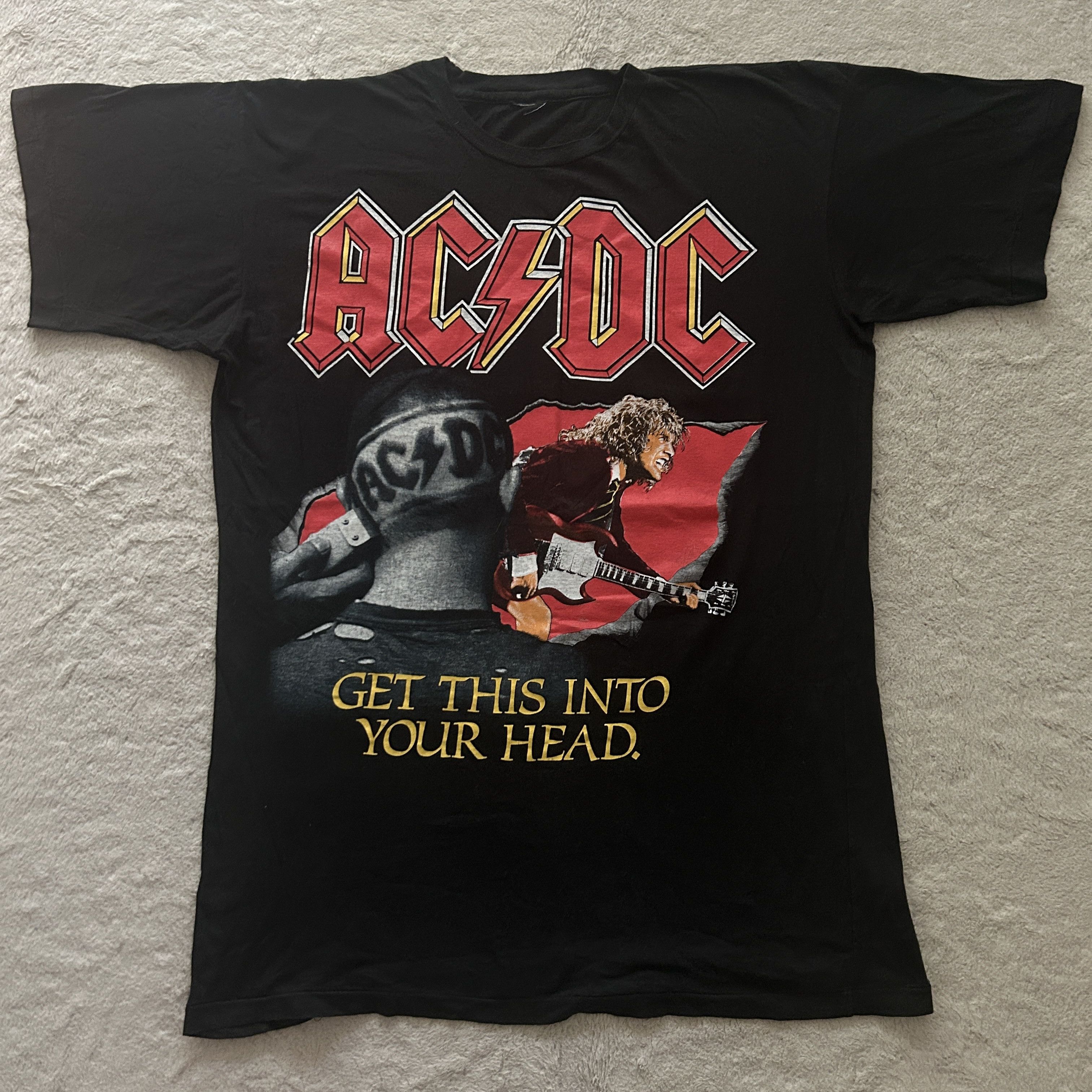 Band Vintage Ac Dc Get This Your Head 1991 Tour Band T-Shirts, Hoodie, Sweatshirt