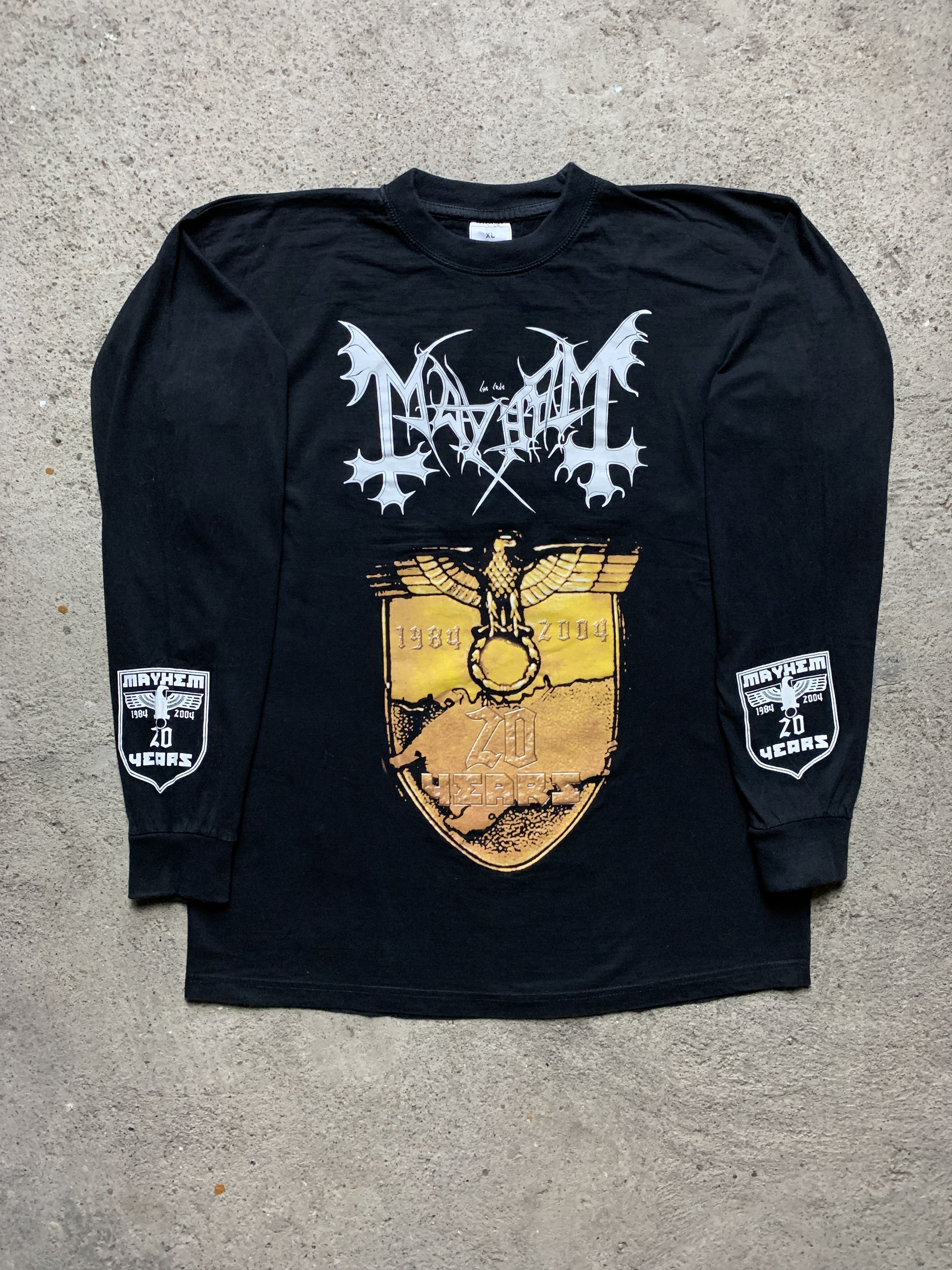 Band Vintage Mayhem 20 Years Anniversary 2004 Band T-Shirts, Hoodie, Sweatshirt