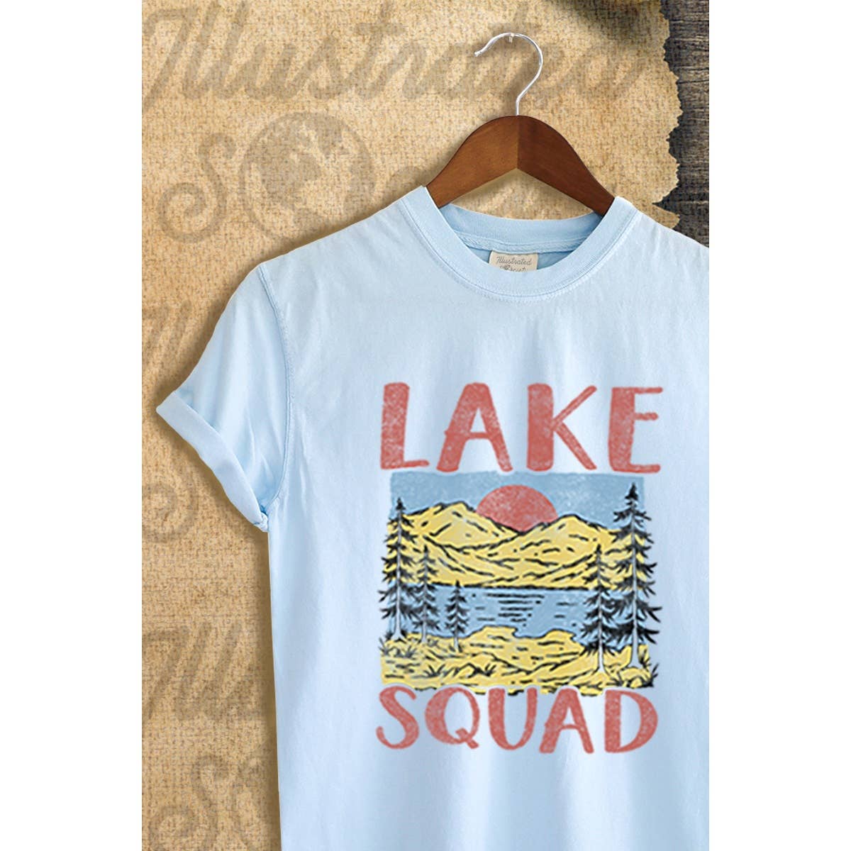 Lake Squad  Vintage Graphic  Tee Hoodie, Sweatshirt | PodTeesHub.com