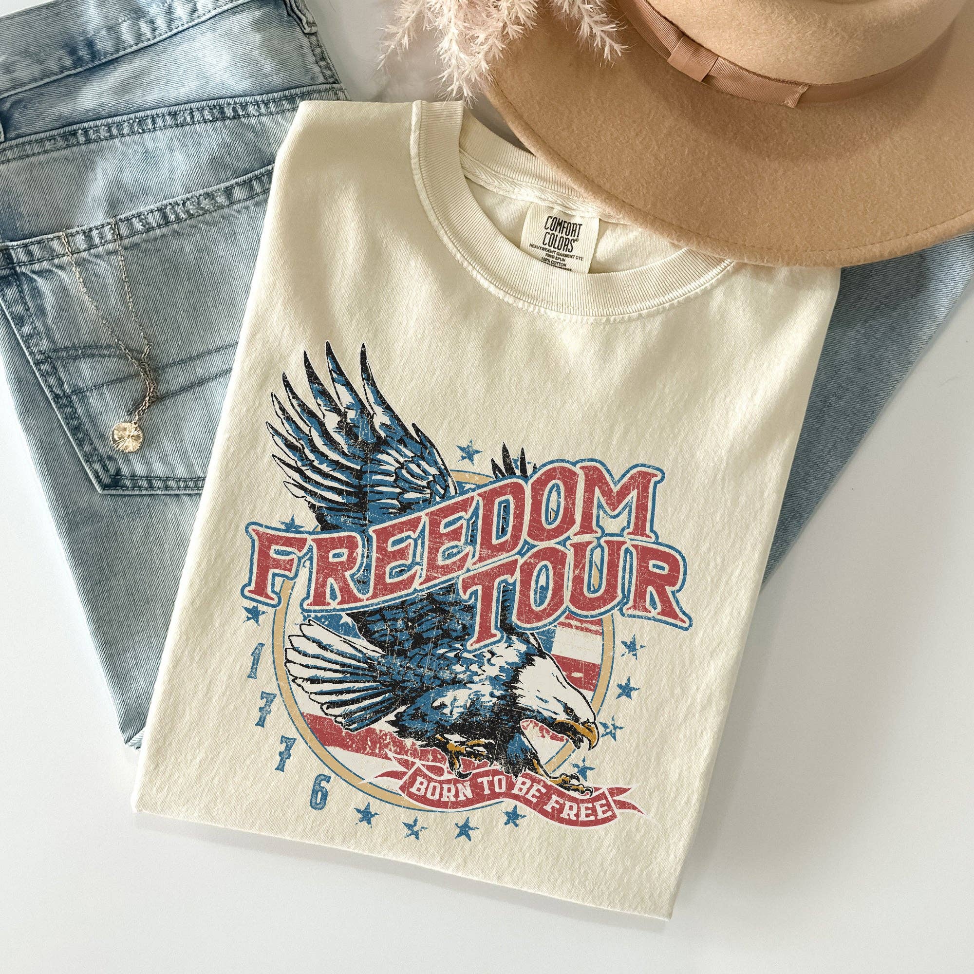 Freedom Tour, America, 1776, Flag, Fighter Jets, Tshirt Hoodie, Sweatshirt | PodTeesHub.com