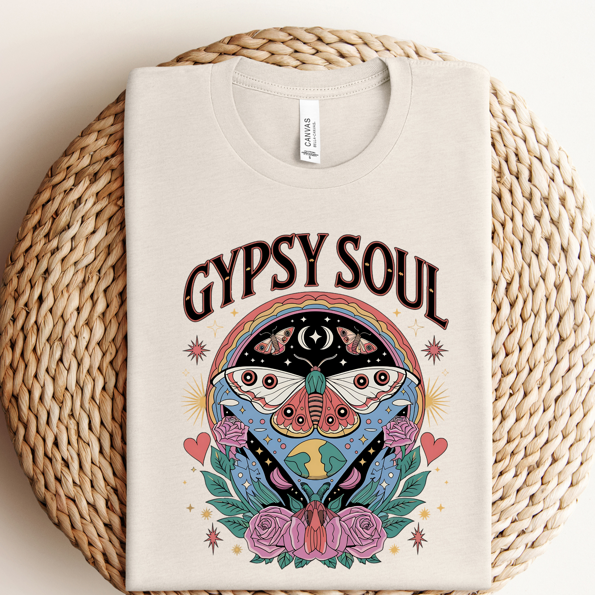 New Gypsy Soul Graphic Tee Hoodie, Sweatshirt | PodTeesHub.com