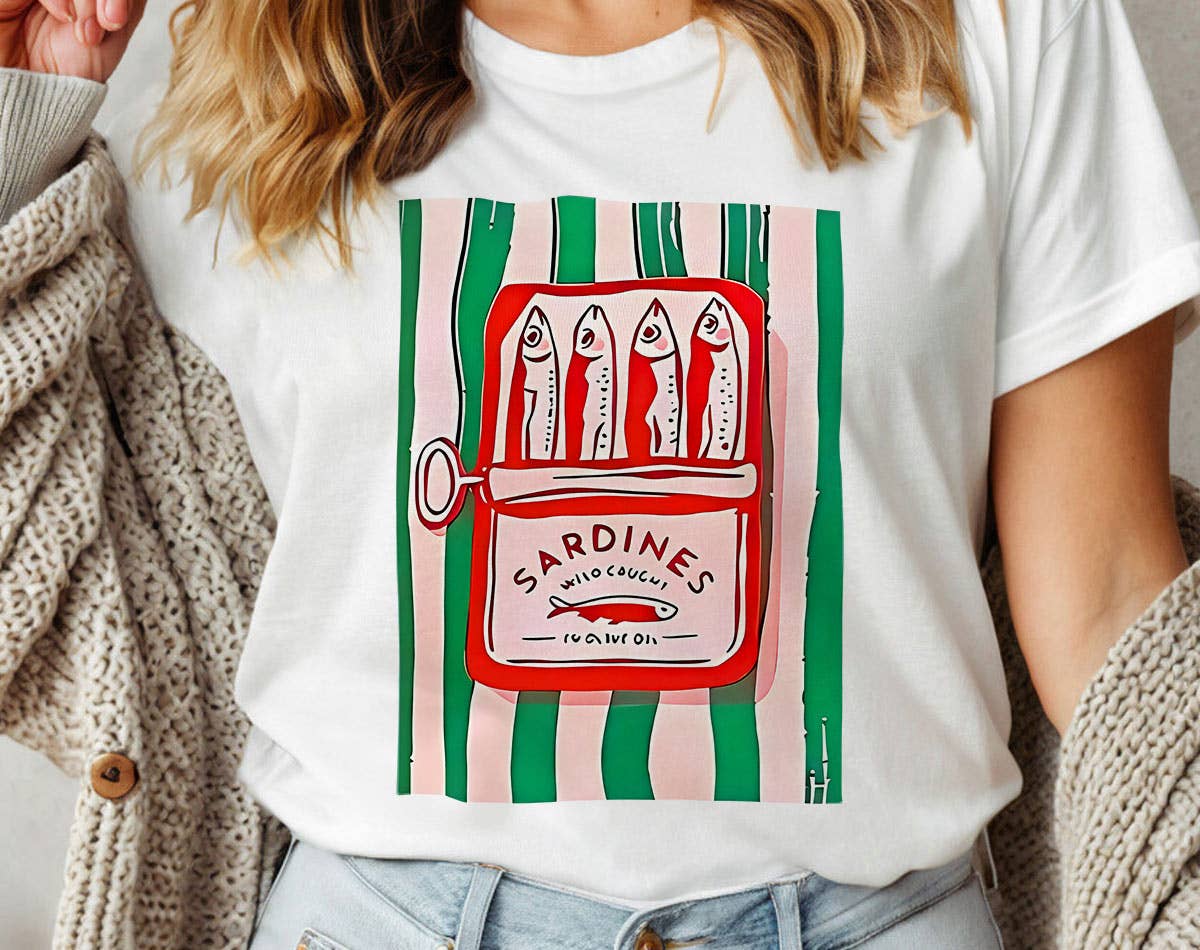 Sardines Tinned Fish - French Sardine-Core T-Shirt Hoodie, Sweatshirt | PodTeesHub.com