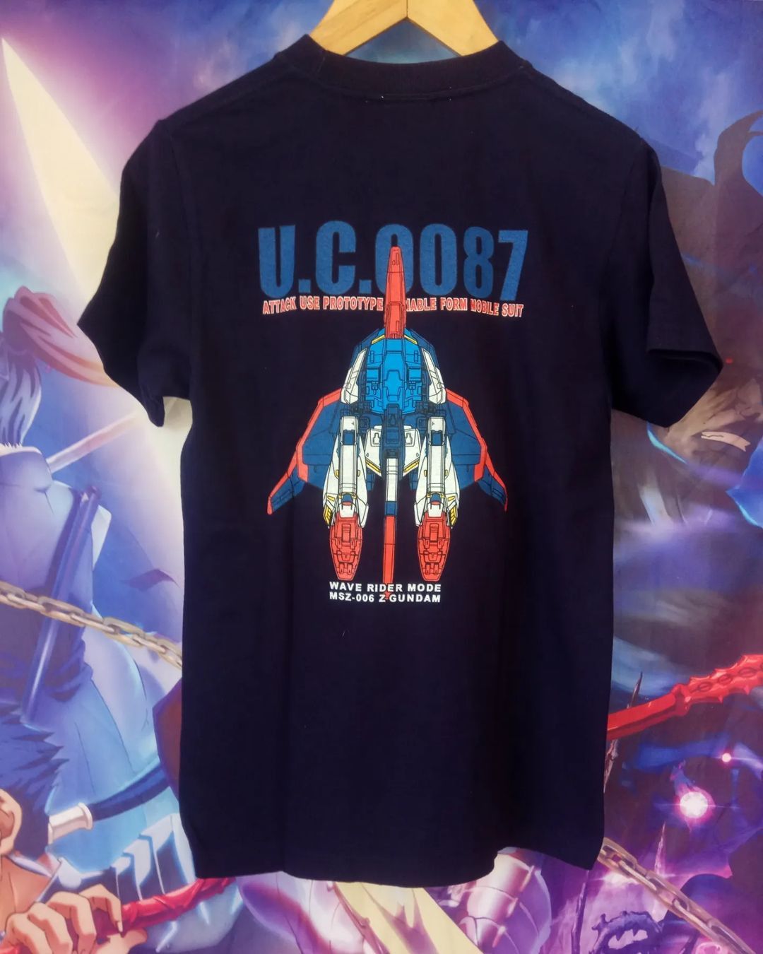 Japanese Brand X Vintage Vintage Gundam Msz 006 Z Anime Tee Cospa Hoodie, Sweatshirt | PodTeesHub.com