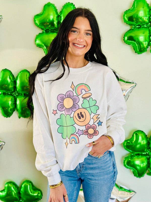 Preppy St. Patrick's Day Collage Sweatshirt T-Shirts, Hoodie | PodTeesHub.com