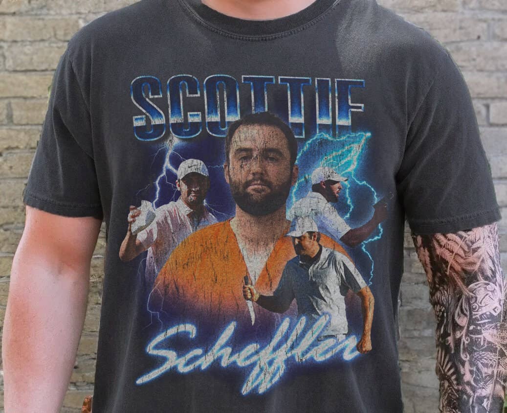 Vintage Scottie Scheffler Golf Legend Limited Edition Tee Hoodie, Sweatshirt | PodTeesHub.com
