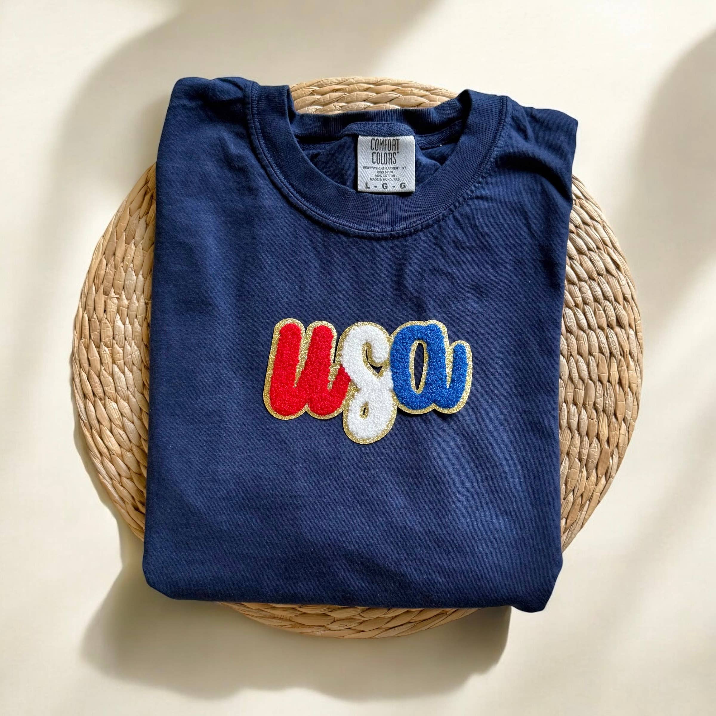 Comfort Colors USA Tee, Patriotic Apparel For Memorial Day Hoodie, Sweatshirt | PodTeesHub.com