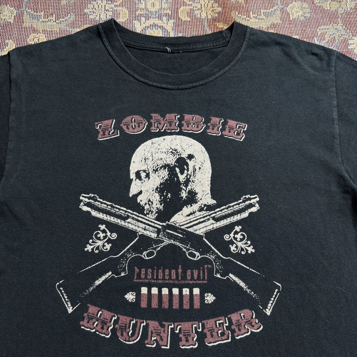 Playstation 2000s Resident Evil Zombie Hunter Video Game Promo Y2k T-Shirts, Hoodie, Sweatshirt