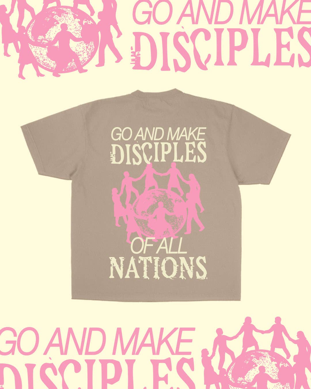 New || "Go & Make Disciples" Tee Hoodie, Sweatshirt | PodTeesHub.com