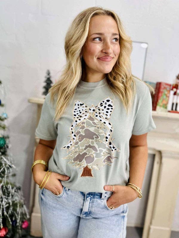 Camo Tree Christmas Dtf Graphic Tee Hoodie, Sweatshirt | PodTeesHub.com