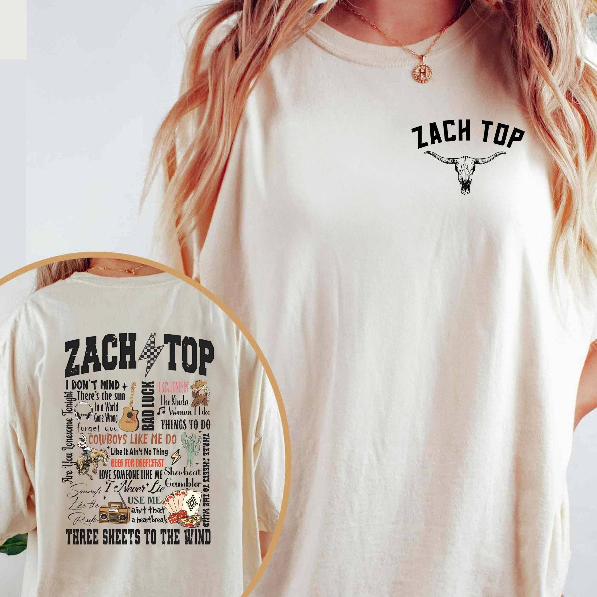 Vintage Zach Top Country Music Festival 2025 T-Shirt Hoodie, Sweatshirt | PodTeesHub.com